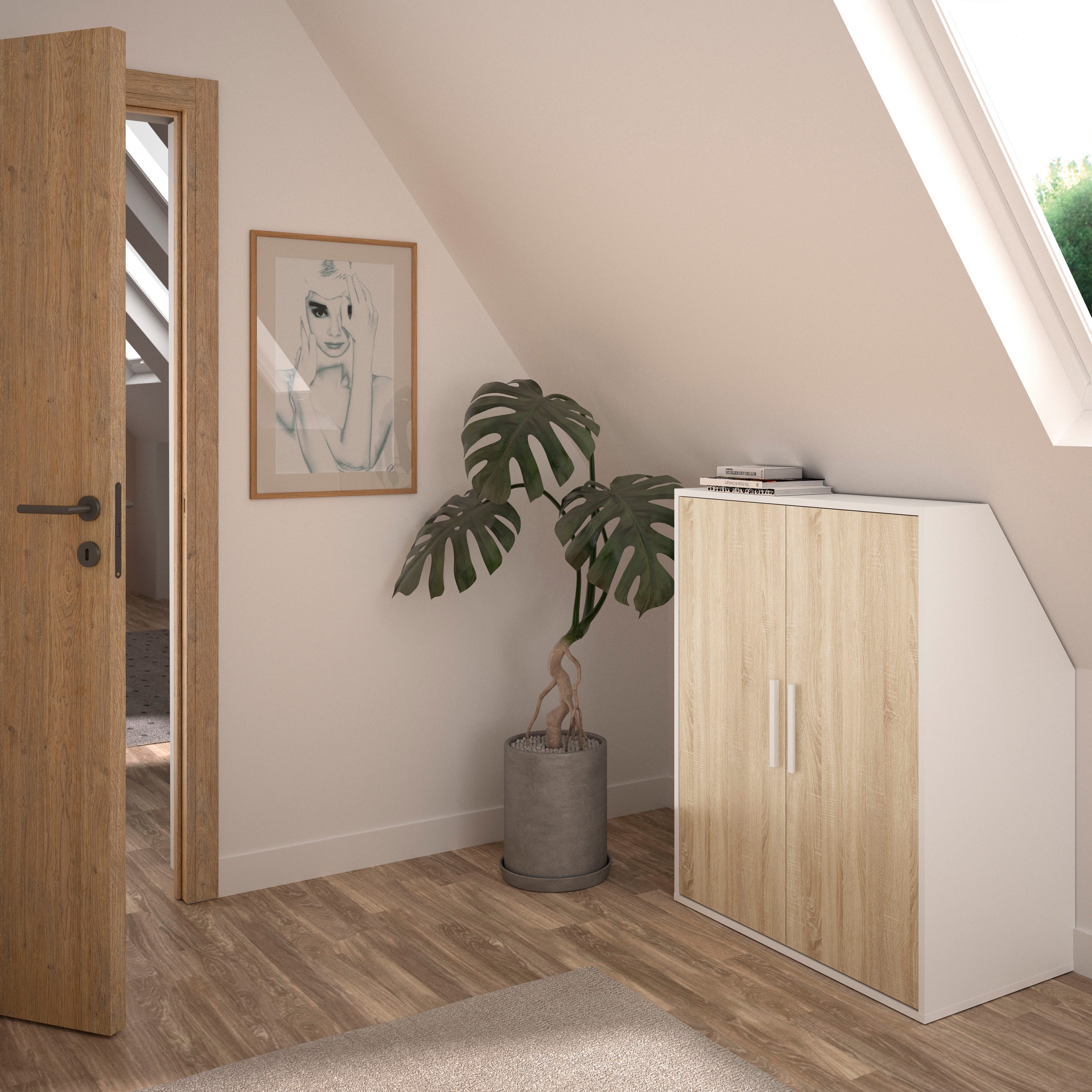 Gami Kleiderschrank "UNDER", Schrägschrank mit einer Tür günstig online kaufen