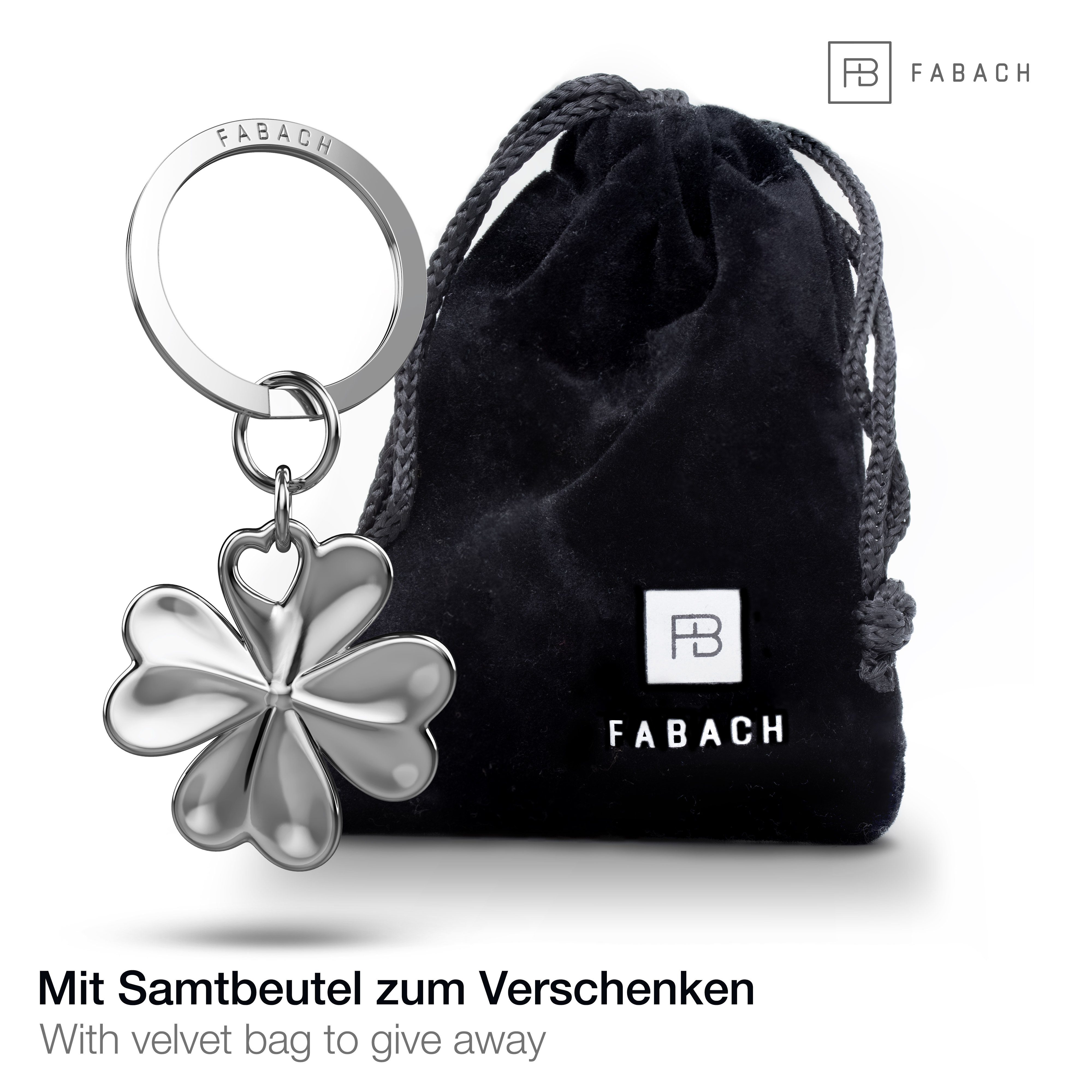 FABACH Schlüsselanhänger Glücksbringer Kleeblatt - Viel Erfolg Prüfung - Vi günstig online kaufen