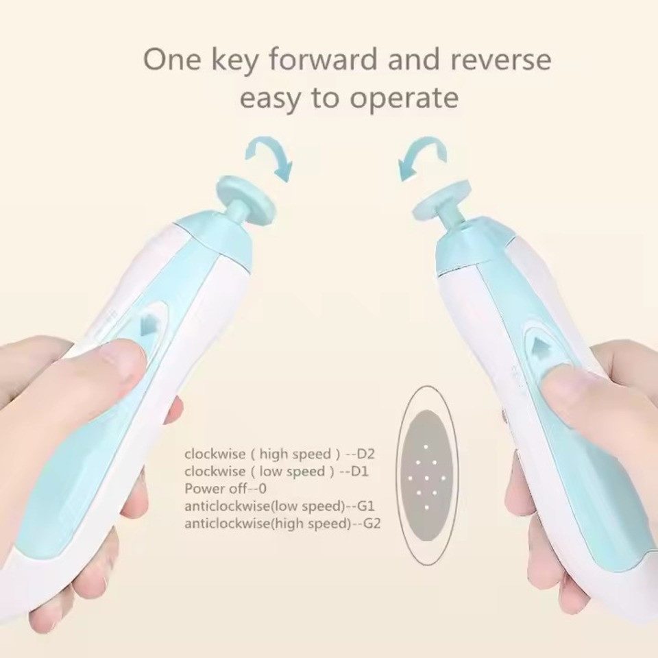 Montegoni Nagelknipser Elektrischer Baby-Nagelschleifer – Sanfte & sichere Nagelpflege, Sanfte & sichere Feiltechnologie