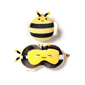 Puckator Reisekissen Biene Reisekissen mit Augenmaske