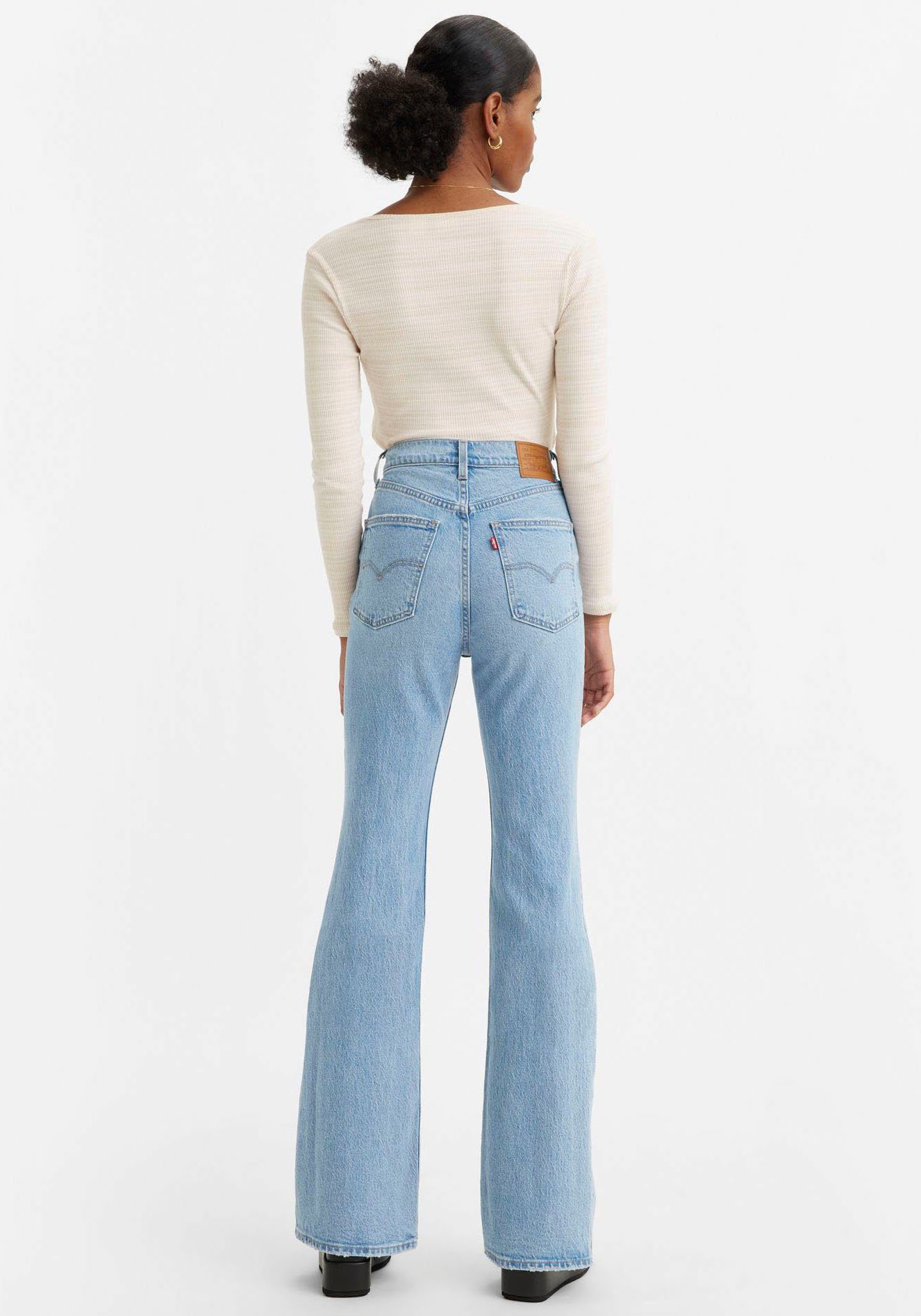 blue indigo Levi's® 70S FLARE Schlagjeans HIGH light