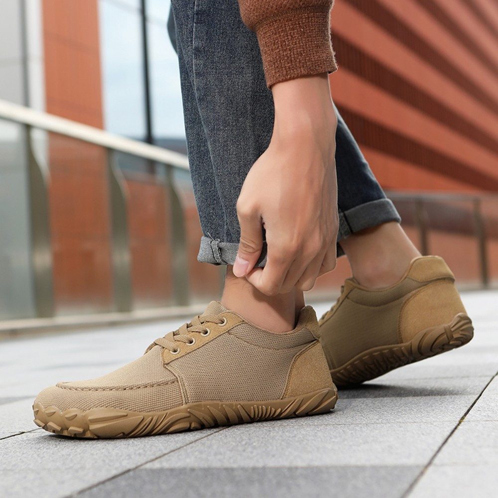 HUSK'SWARE Barfußschuh (Leicht & Dämpfend, Freizeit- und Outdoor Schuhe Unisex, Leichte Freizeitschuhe, Atmungsaktiv, Unisex Wanderschuhe) Bequeme Outdoor-Sneaker mit breiter Zehenbox