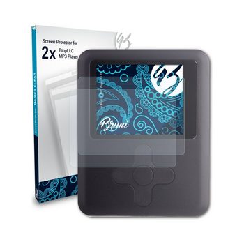 Bruni Schutzfolie Glasklare Displayschutzfolie für MP3 Player 16 GB, (2 Folien), praktisch unsichtbar