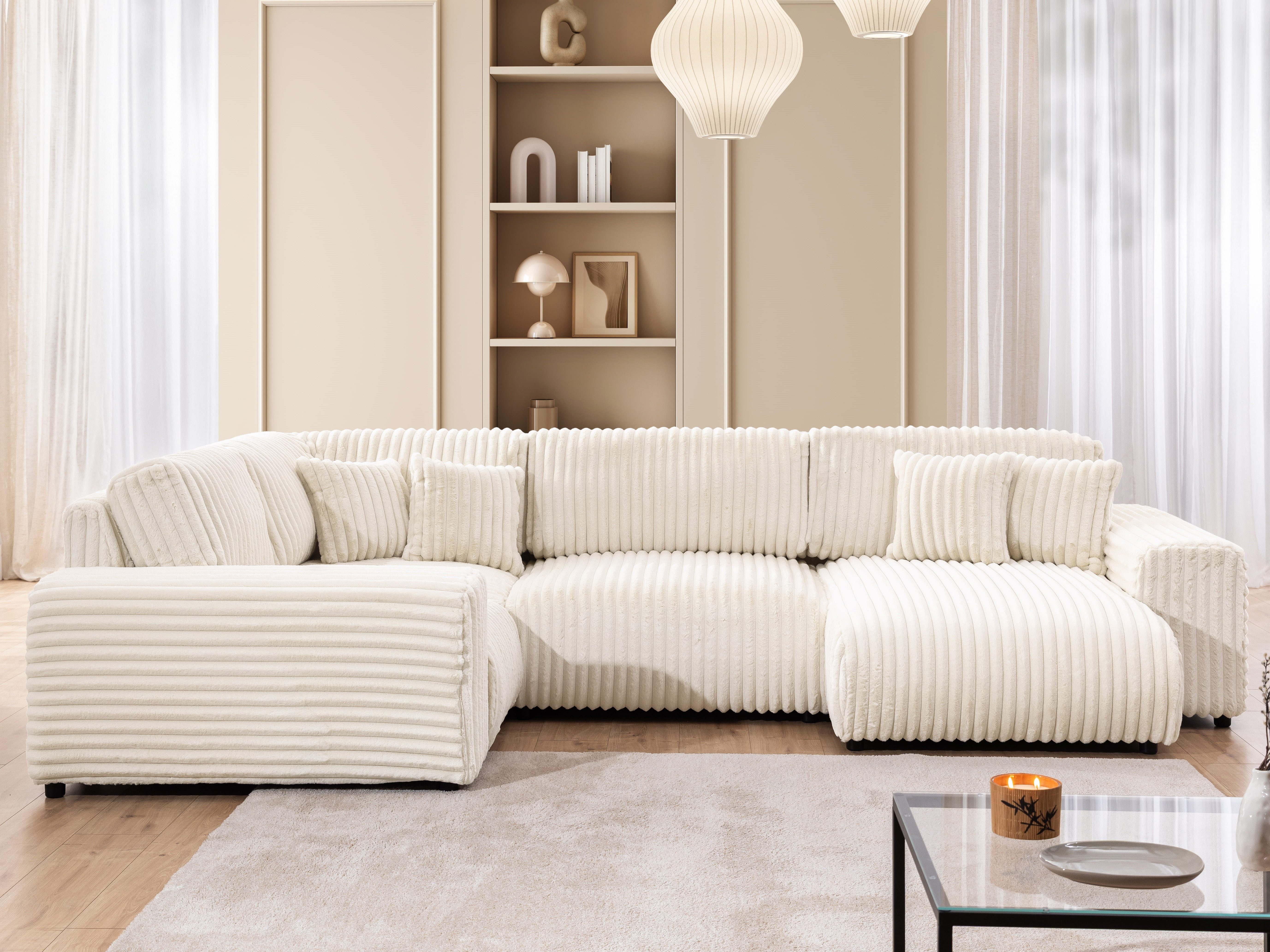 S-Style Möbel Wohnlandschaft Mollis im XXL-Format günstig online kaufen