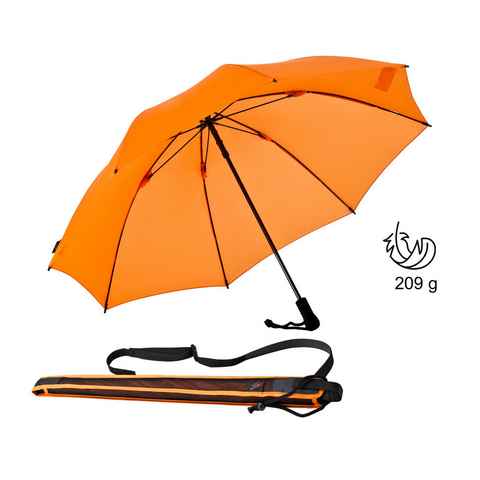 EuroSCHIRM® Stockregenschirm Swing liteflex, mit Schultertragegurt an der Hülle, besonders leicht und stabil