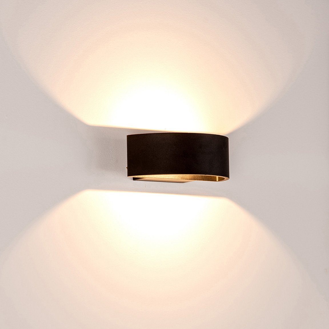 Havit Lighting LED Warmweiß fest Wandleuchte integriert, ROND, LED