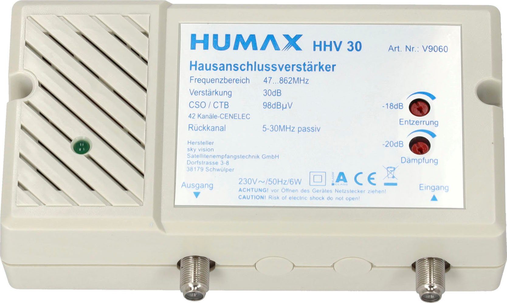 Humax HHV 30 Leistungsverstärker