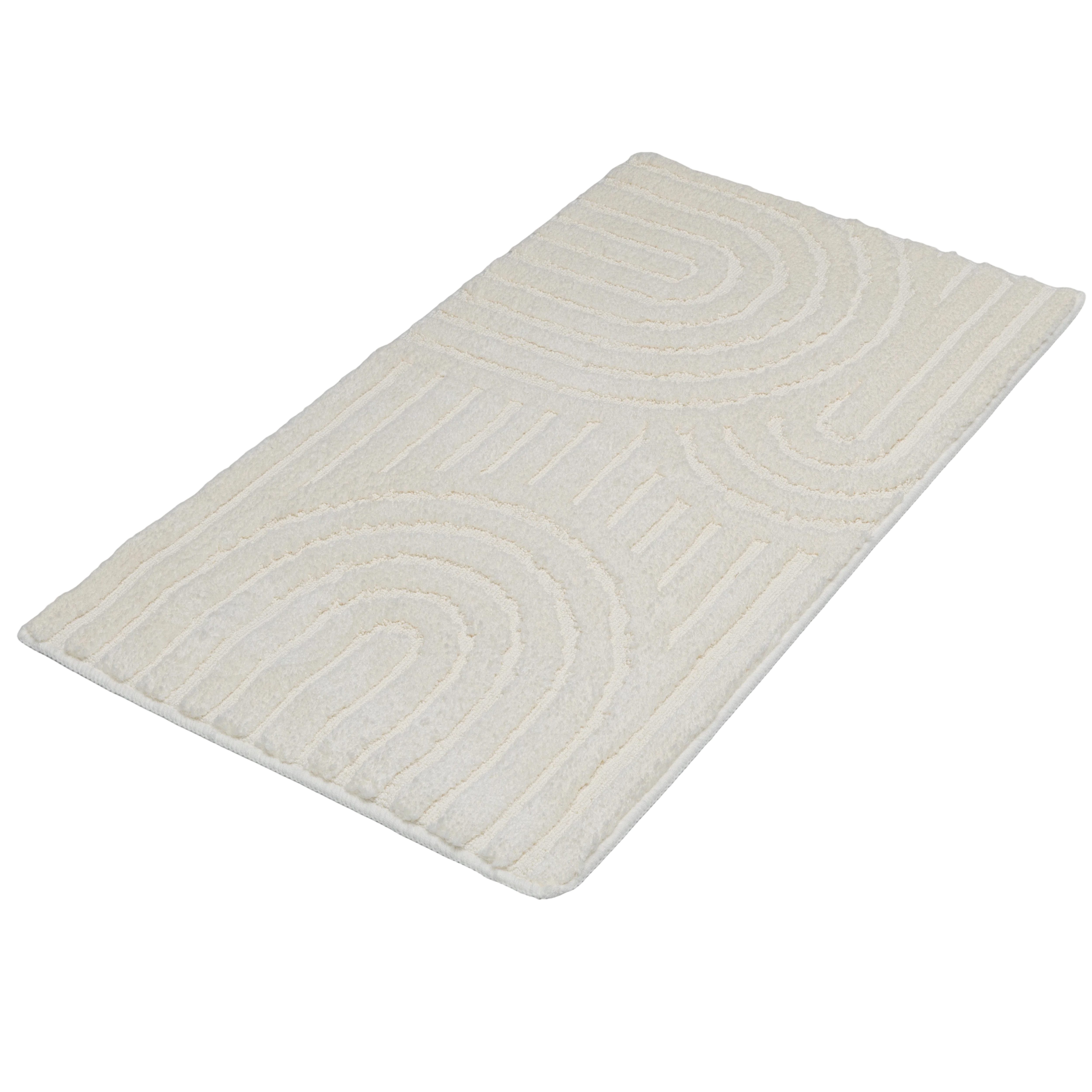 OTTO home Badematte Zen, Badvorleger, Badezimmer Teppich, Duschvorleger, Höhe 10 mm, rutschhemmend beschichtet, schnell trocknend, …