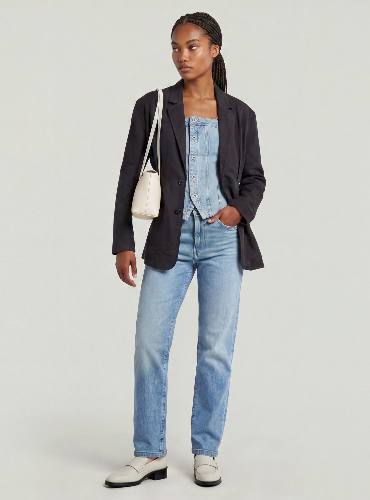 G-STAR 5-Pocket-Jeans Viktoria High Straight Jeans – Bild 3 von 5
