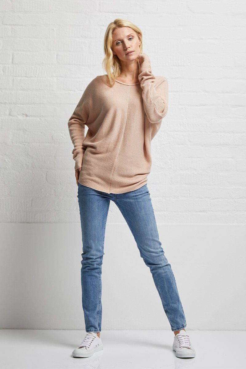 Strickpullover Core batwing ribknit Co