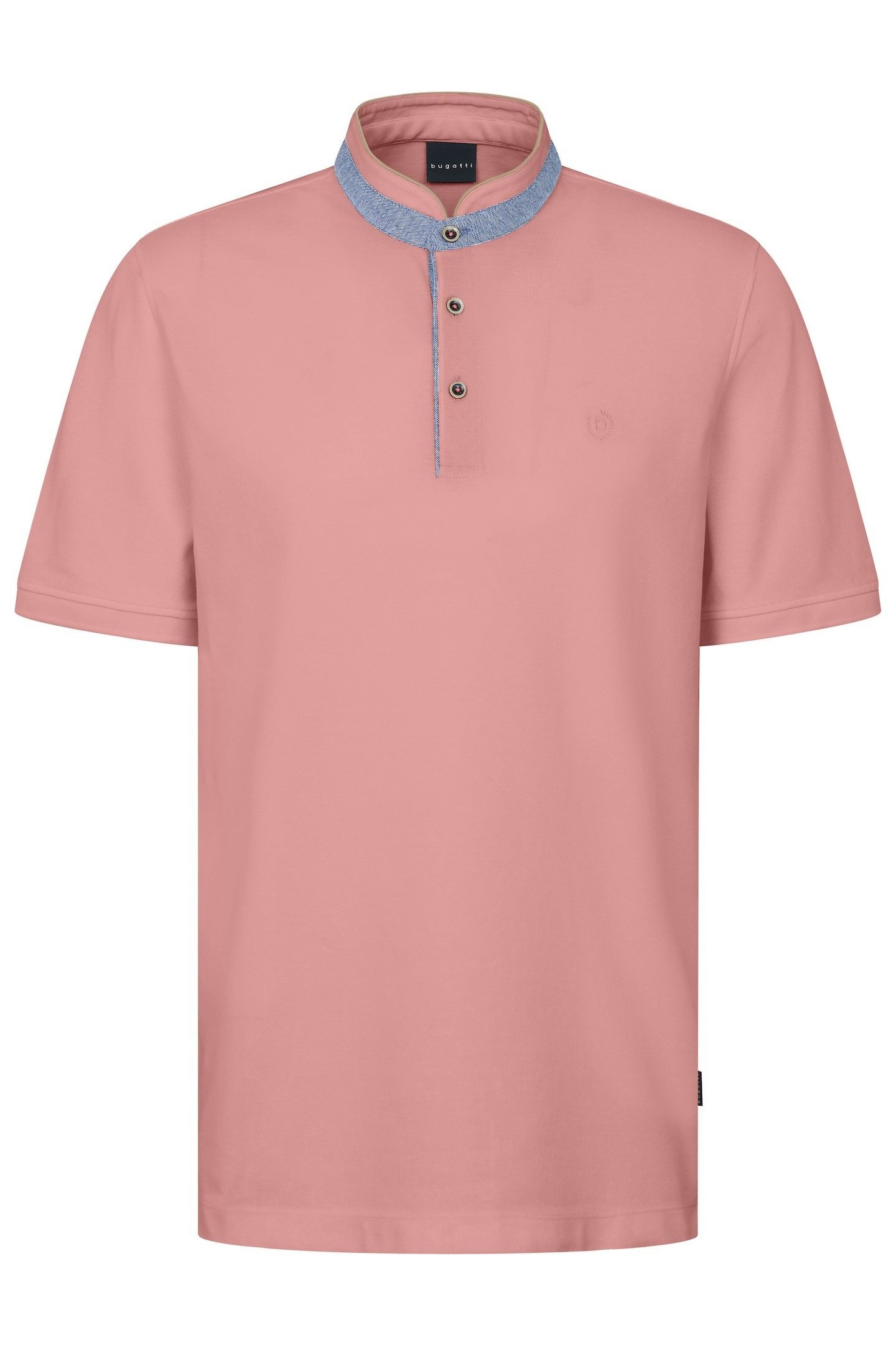 bugatti Poloshirt mit Stehkragen