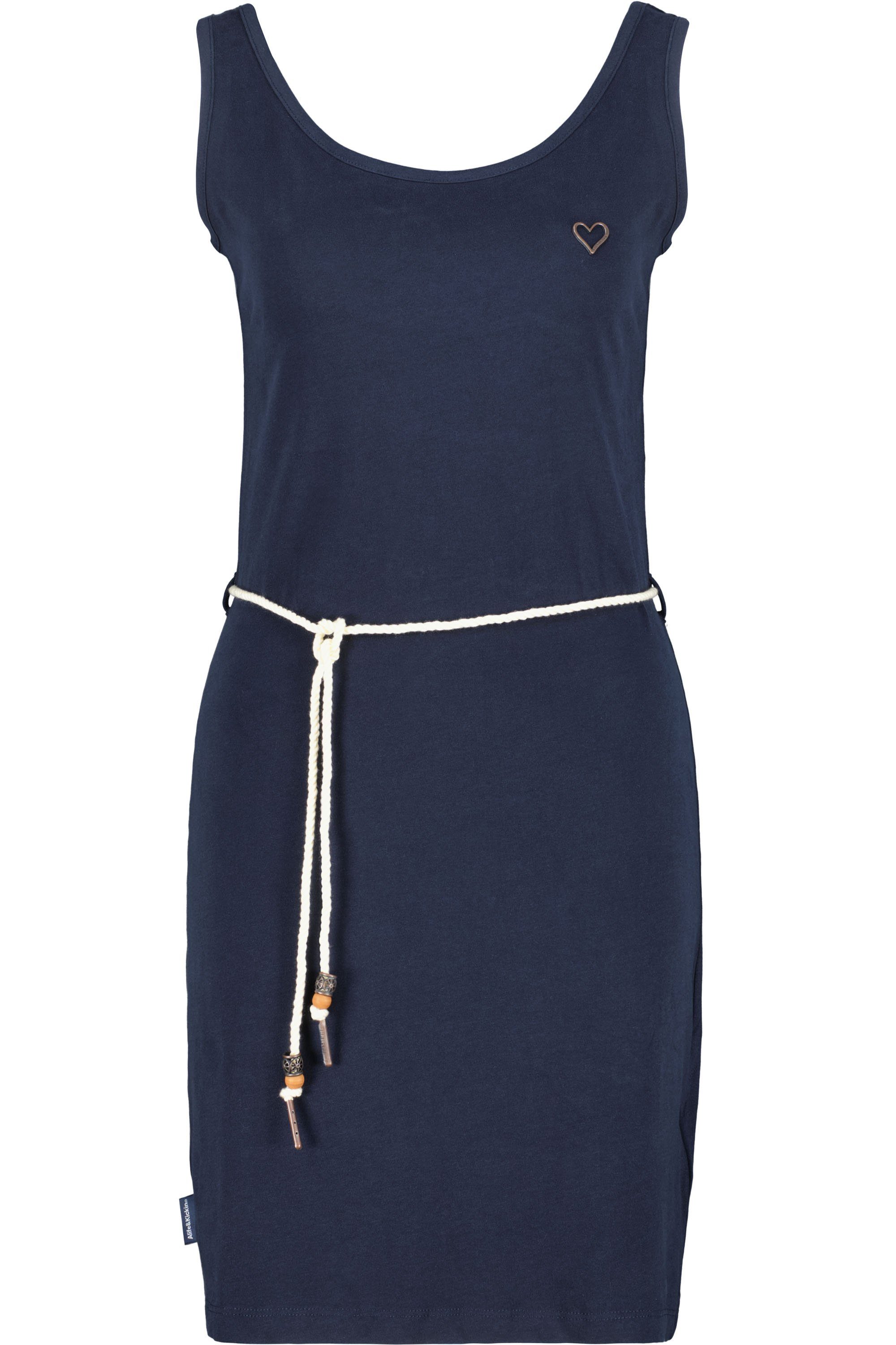 & Sommerkleid, Damen Alife Kleid JenniferAK marine Blusenkleid Dress Kickin