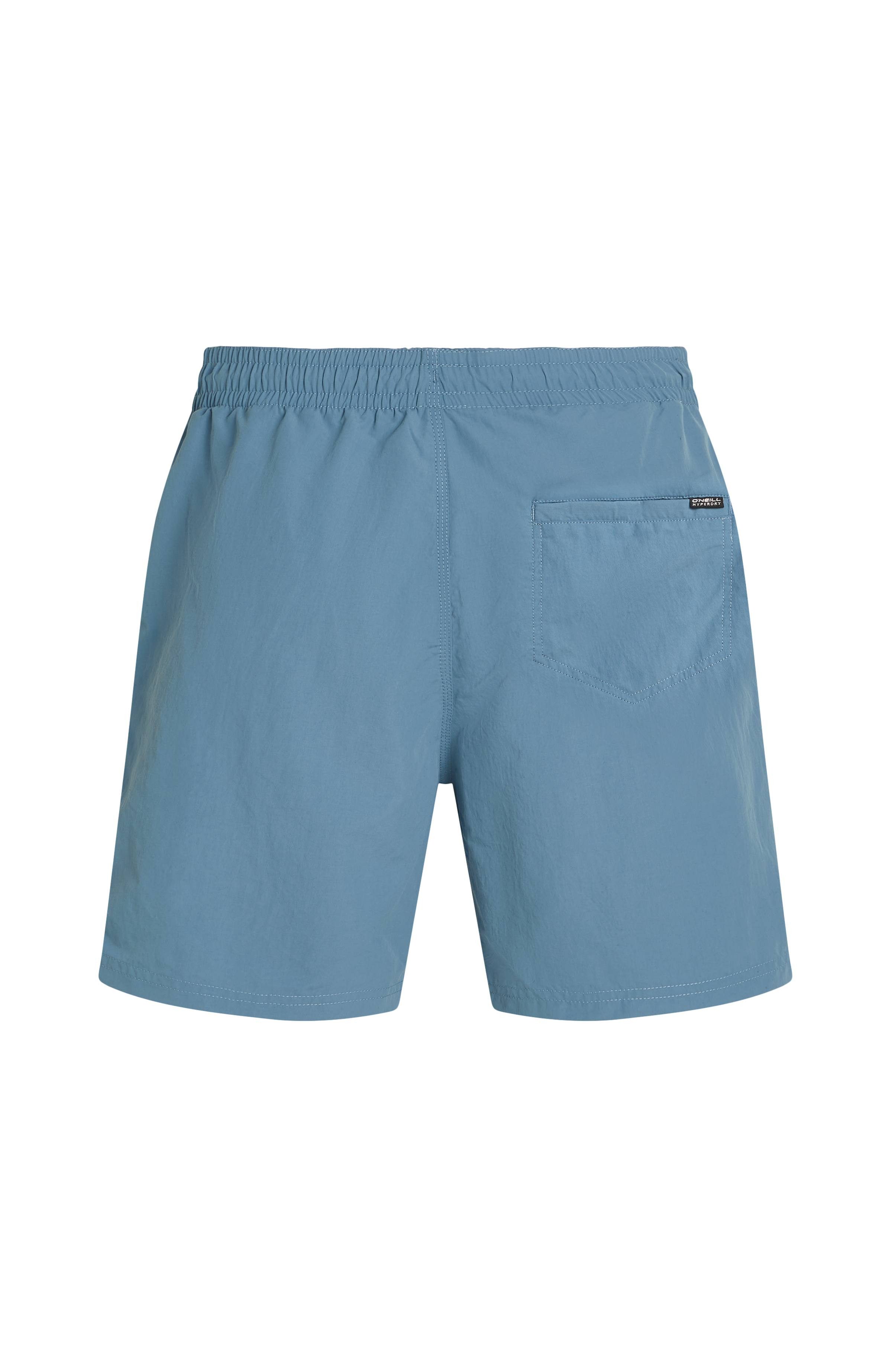 O'Neill Badehose O'NEILL VERT 16'' SWIMSHORTS mit seitlichen Eingrifftaschen und Gesäßtasche, schnelltrocknend