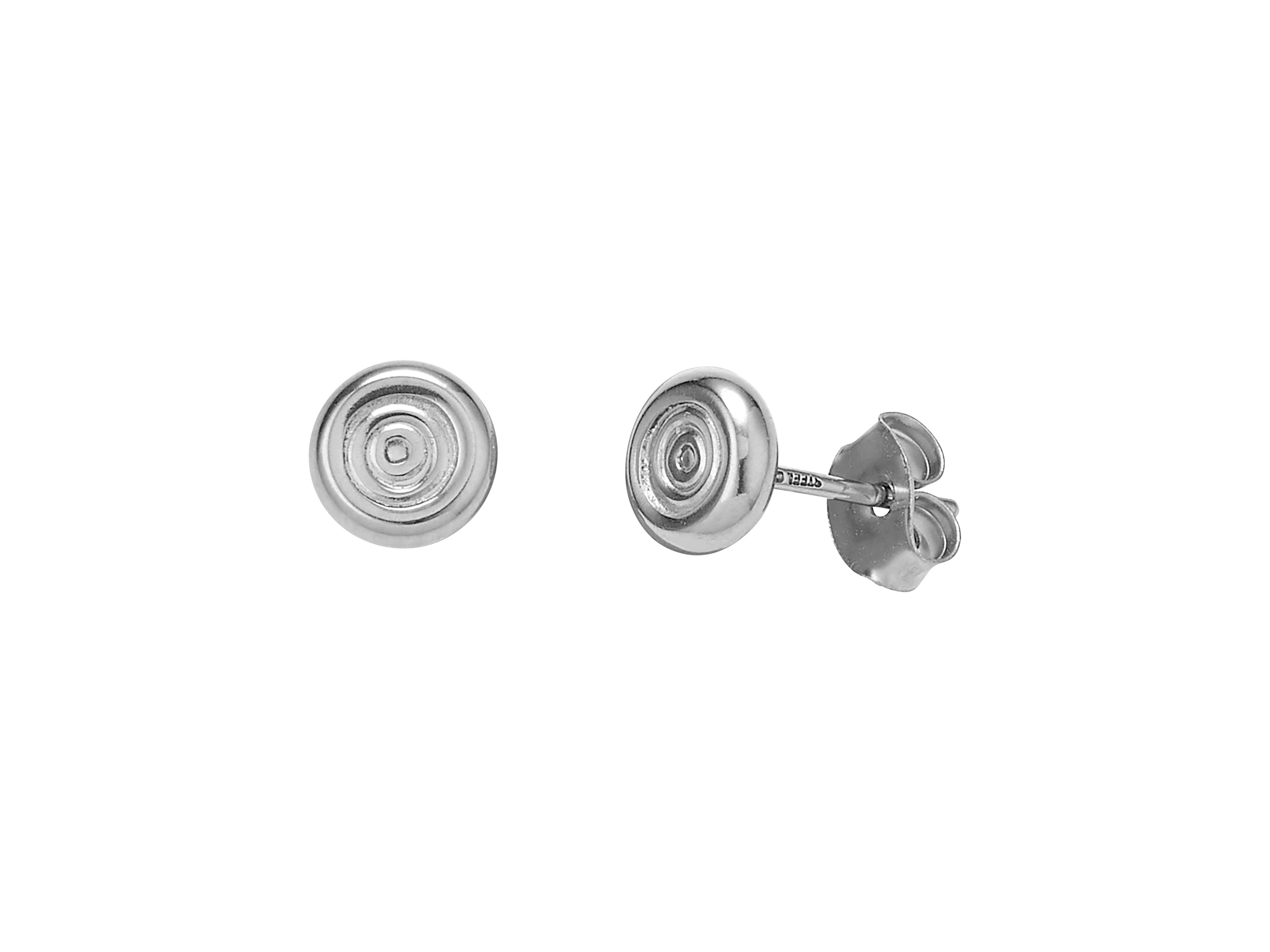 Firetti Paar Ohrstecker Schmuck Geschenk Edelstahl Ohrschmuck Ohrringe Kreis rund