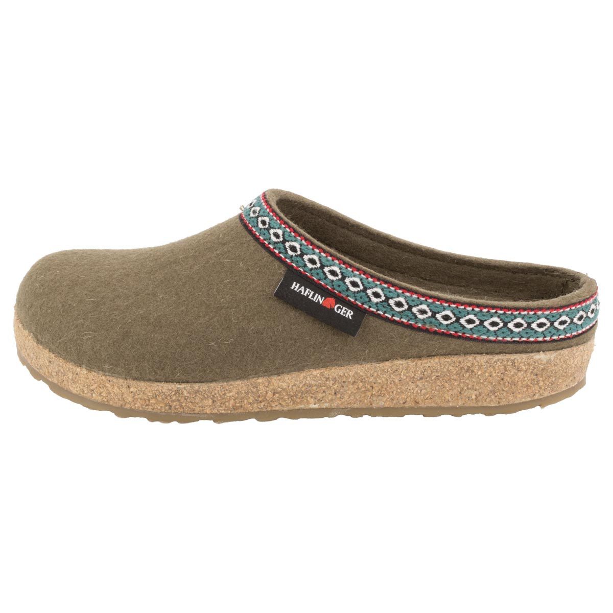 Haflinger Franzl Clog (1-tlg) Clogs - Bequem und wärmend, Anatomisch geformtes Fußbett