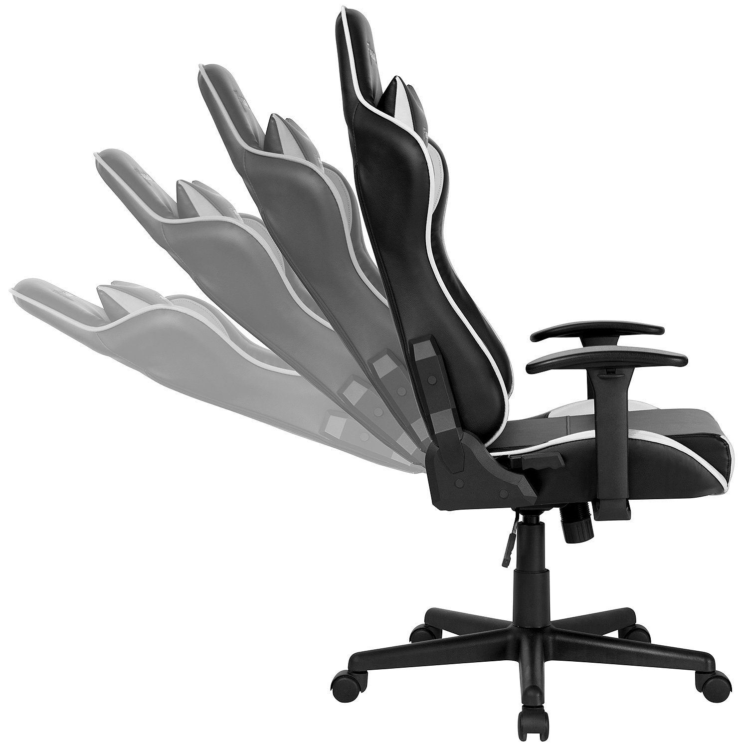 Stuhl Paracon Gaming-Stuhl (1 St) weiß. Gaming ebuy24 Brawler