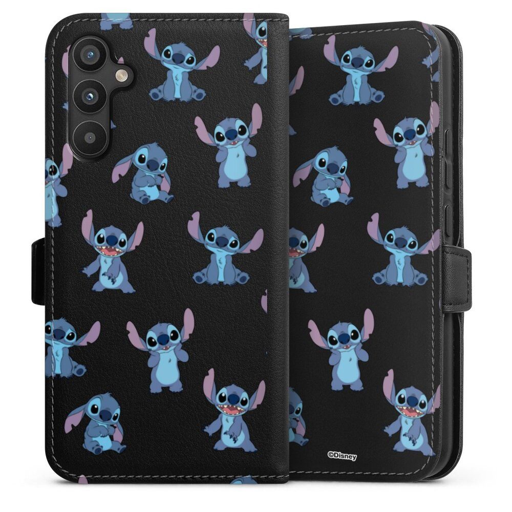 DeinDesign Handyhülle Lilo & Stitch Offizielles Lizenzprodukt Disney, Samsung Galaxy A34 5G Hülle Handy Flip Case Wallet Cover