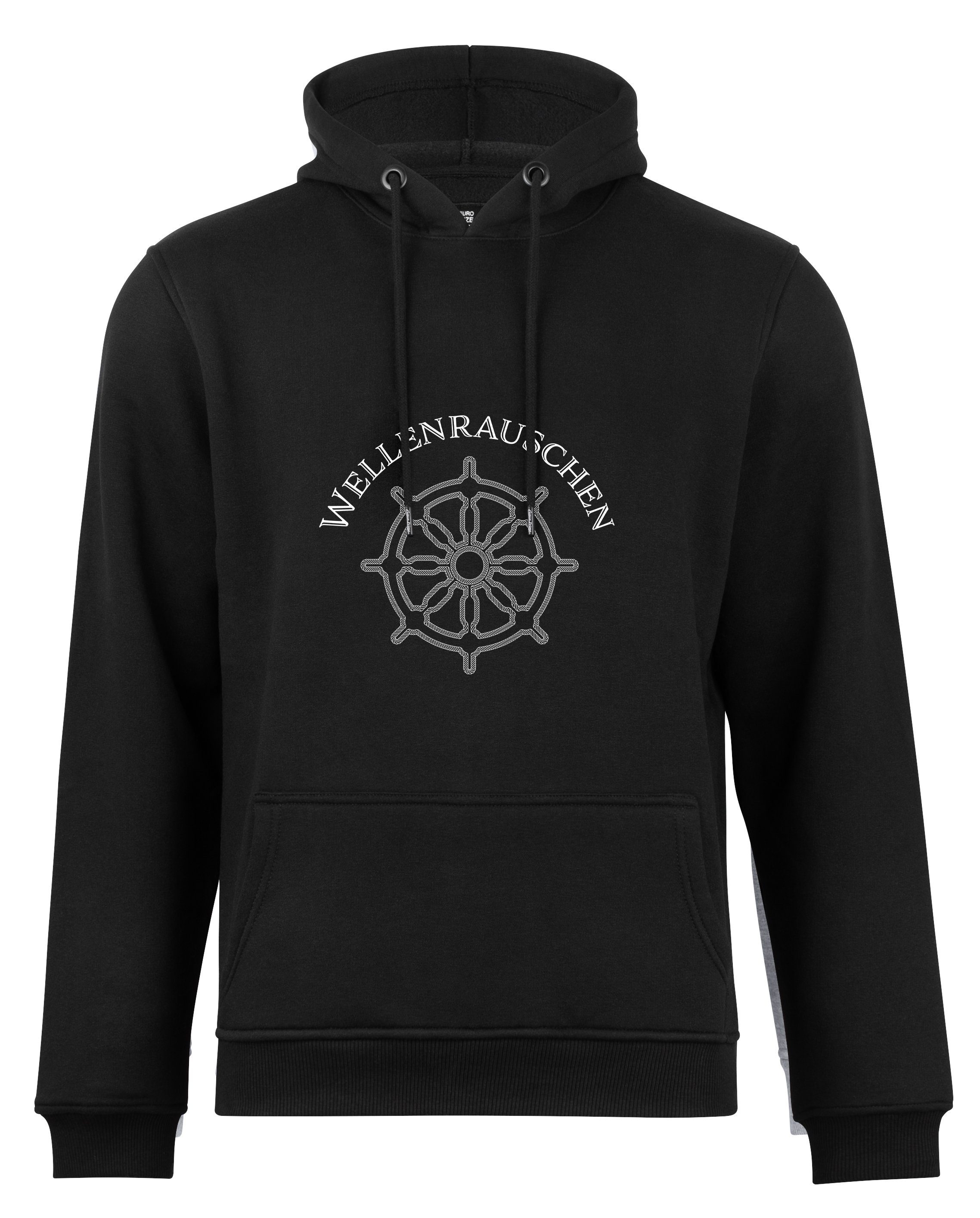Cotton Prime® Hoodie Steuerrad - Wellenrauschen mit weichem Innenfleece