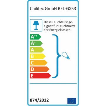 ChiliTec LED Gartenleuchte Bodenleuchte "BEL GX53 R " rund ØxT 12x7cm, IP65, GX53 Fassung