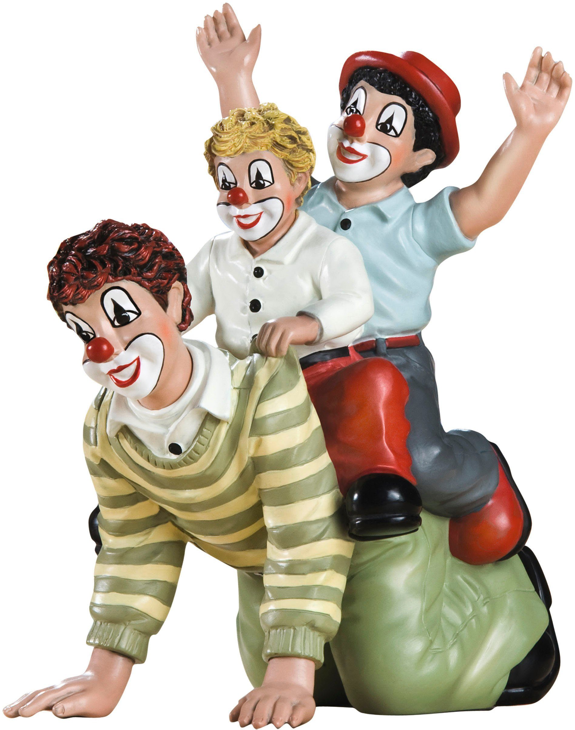 Gildeclowns Sammelfigur Clown Dekofigur, Der doppelte Reiter (1 St), handbemalt, Wohnzimmer