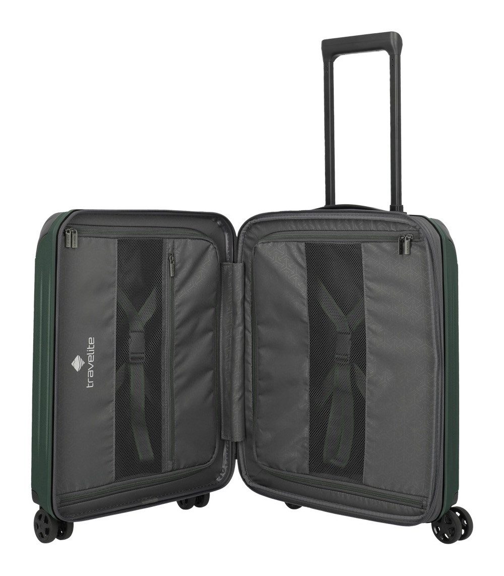 travelite Hartschalen-Trolley DYNAMIIC Reisekoffer Hartschale, 4 Rollen, ABS-Hartschale und Volumenerweiterung