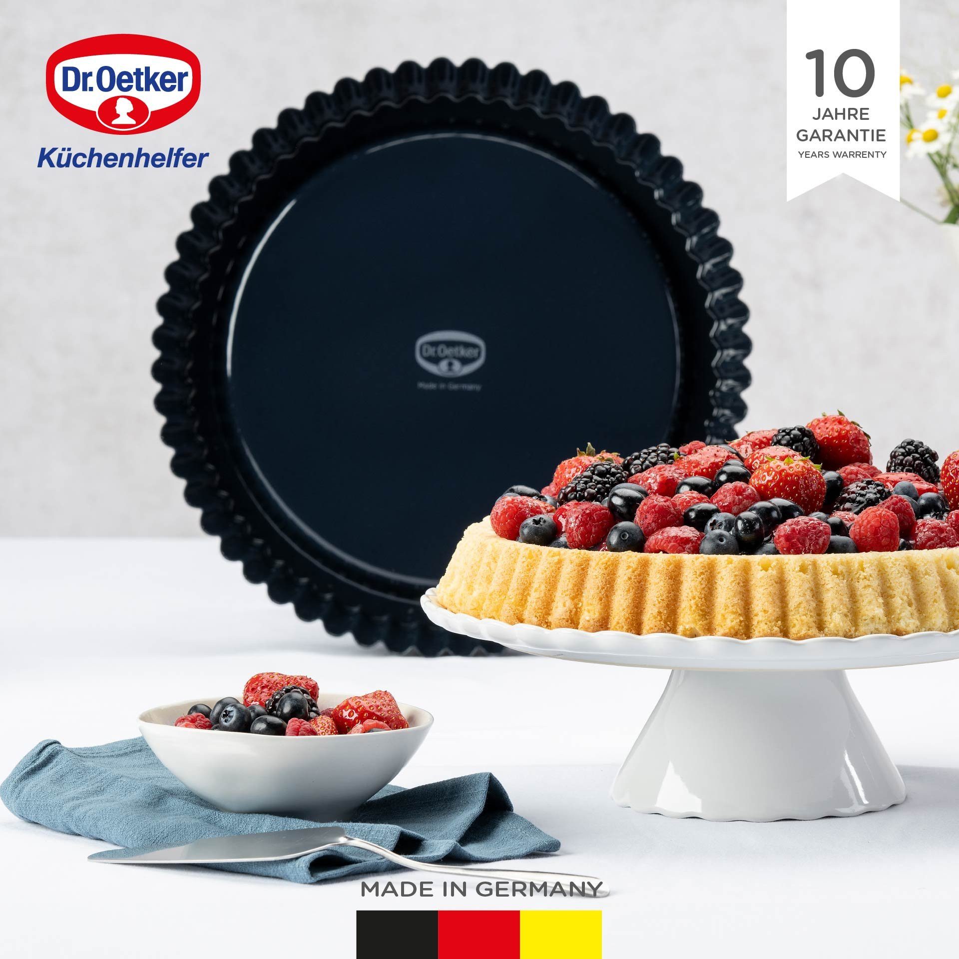 Dr. Oetker Küchenhelfer Obstkuchenform Obstkuchenform