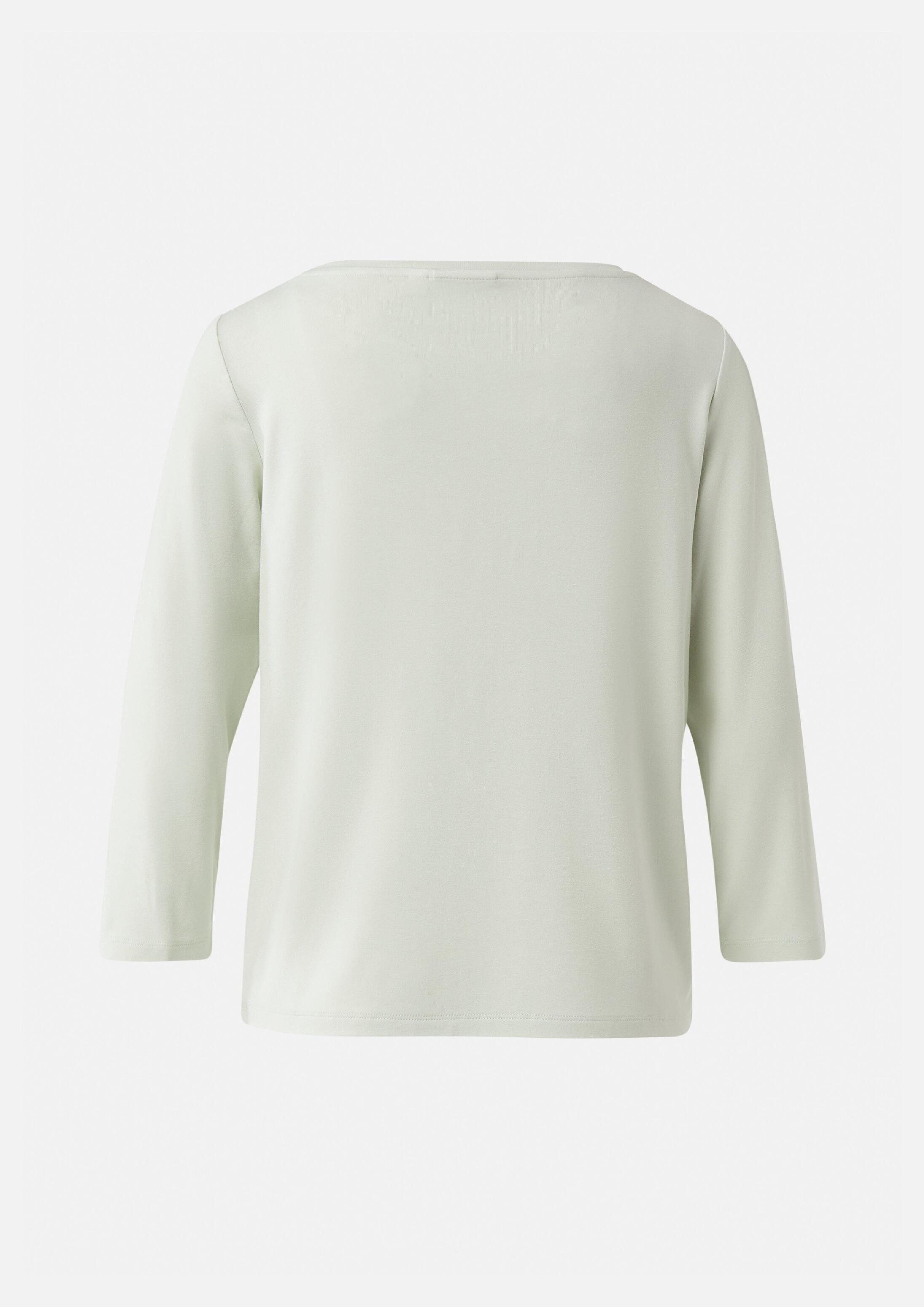 comma 3/4-Arm-Shirt T-Shirt Jersey-T-Shirt mit 3/4-Ärmeln und Frontprint