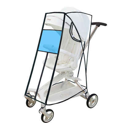 Daisred Kinderwagen-Regenschutzhülle Wasserdicht Atmungsaktiv Regenverdeck-Buggy (1-St)