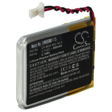 vhbw Ersatz für Cisco CP-8832-MIC-WLS für Akku Li-Polymer 580 mAh (3,7 V)