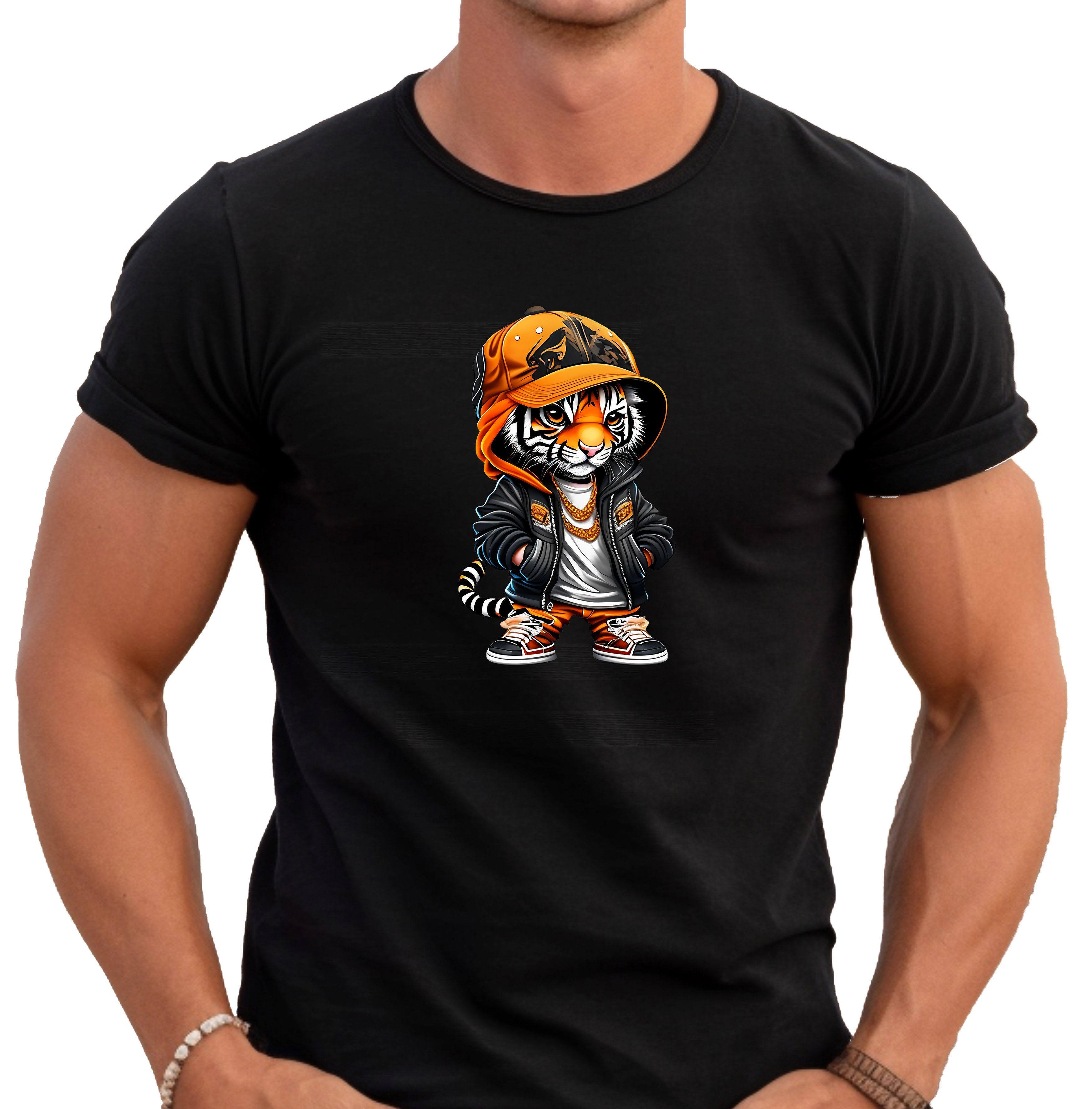 Banco T-Shirt Lion King of the Jungle 100% Baumwolle Sommer Summer Freizeit Löwe