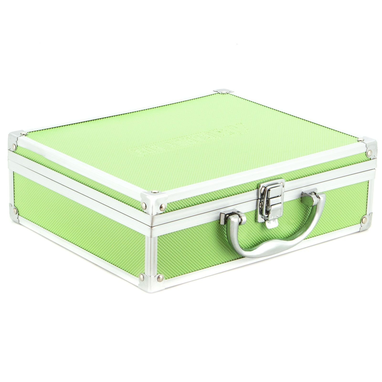 Box Grün mit verschiedene Werkzeugkoffer Tools Aluminium ECI (LxBxH Koffer Farben Schaumstoffeinlage