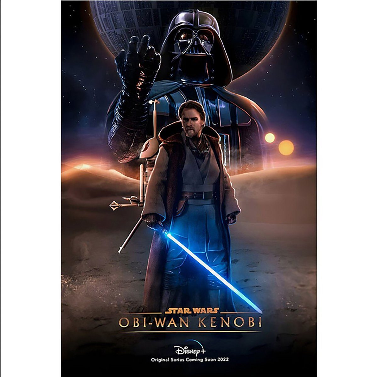 TPFLiving Kunstdruck (OHNE RAHMEN) Poster - Leinwand - Wandbild, Disney  Marvel - Star Wars - Obi-Wan Kenobi - (Leinwand Wohnzimmer, Leinwand  Bilder, Kunstdruck), Leinwand bunt - Größe 20x30cm