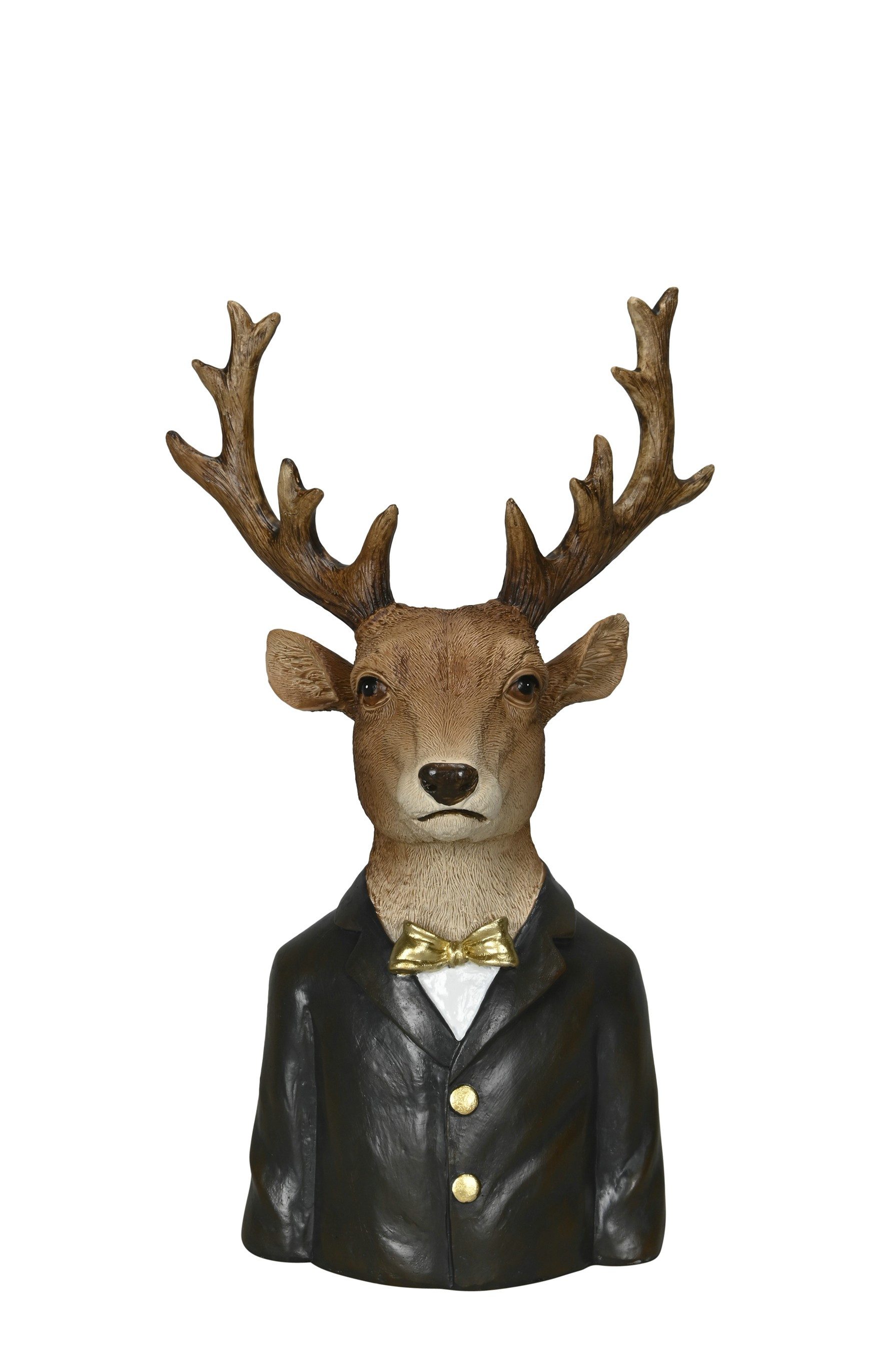 finehomegarden Dekofigur Hirsch Rentier Hirschbüste H22cm günstig online kaufen