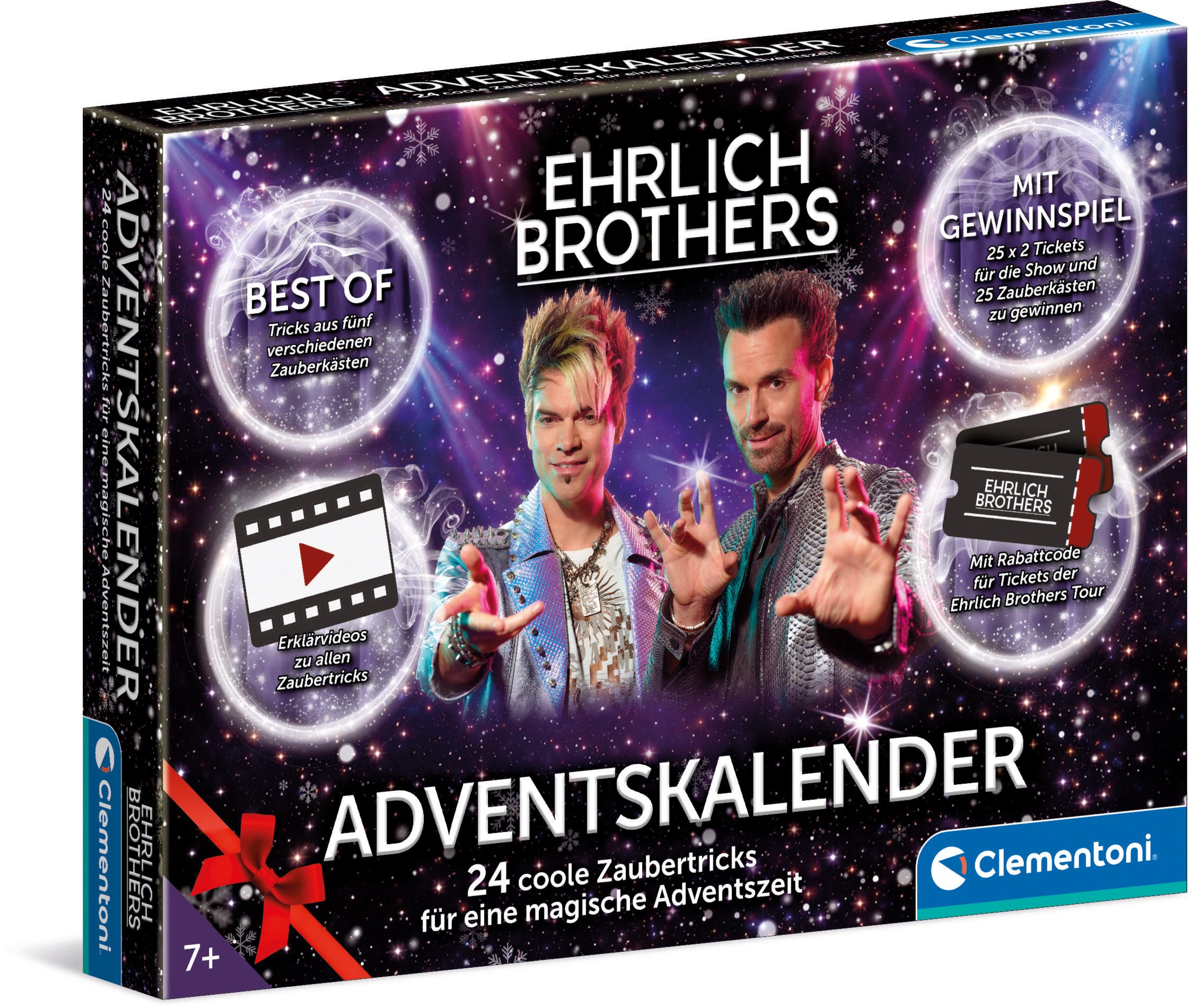 Clementoni® Spielzeug-Adventskalender Ehrlich Brothers - Adventskalender der Magie