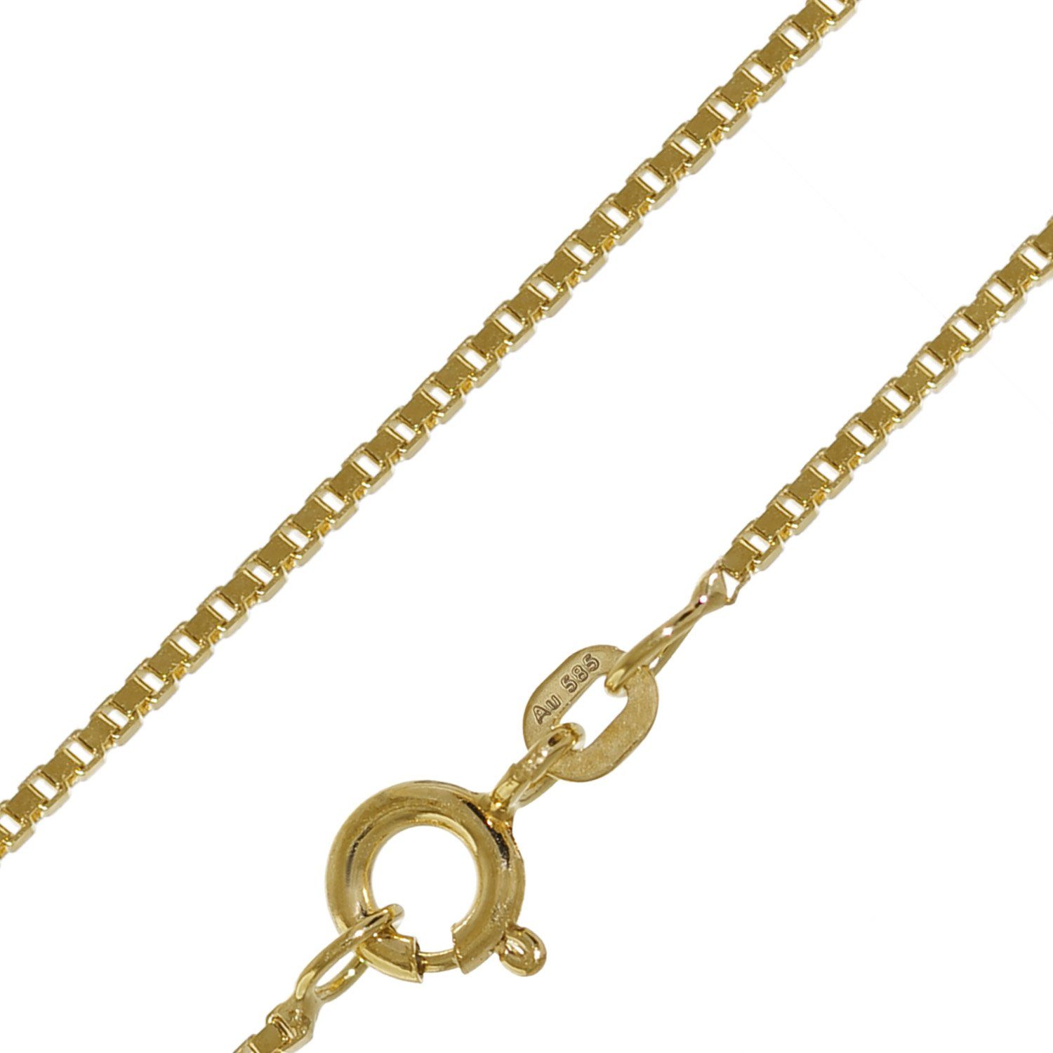 Kette ohne Anhänger Venezianer Kette 585 Gold (14 K) Breite 1,2 mm