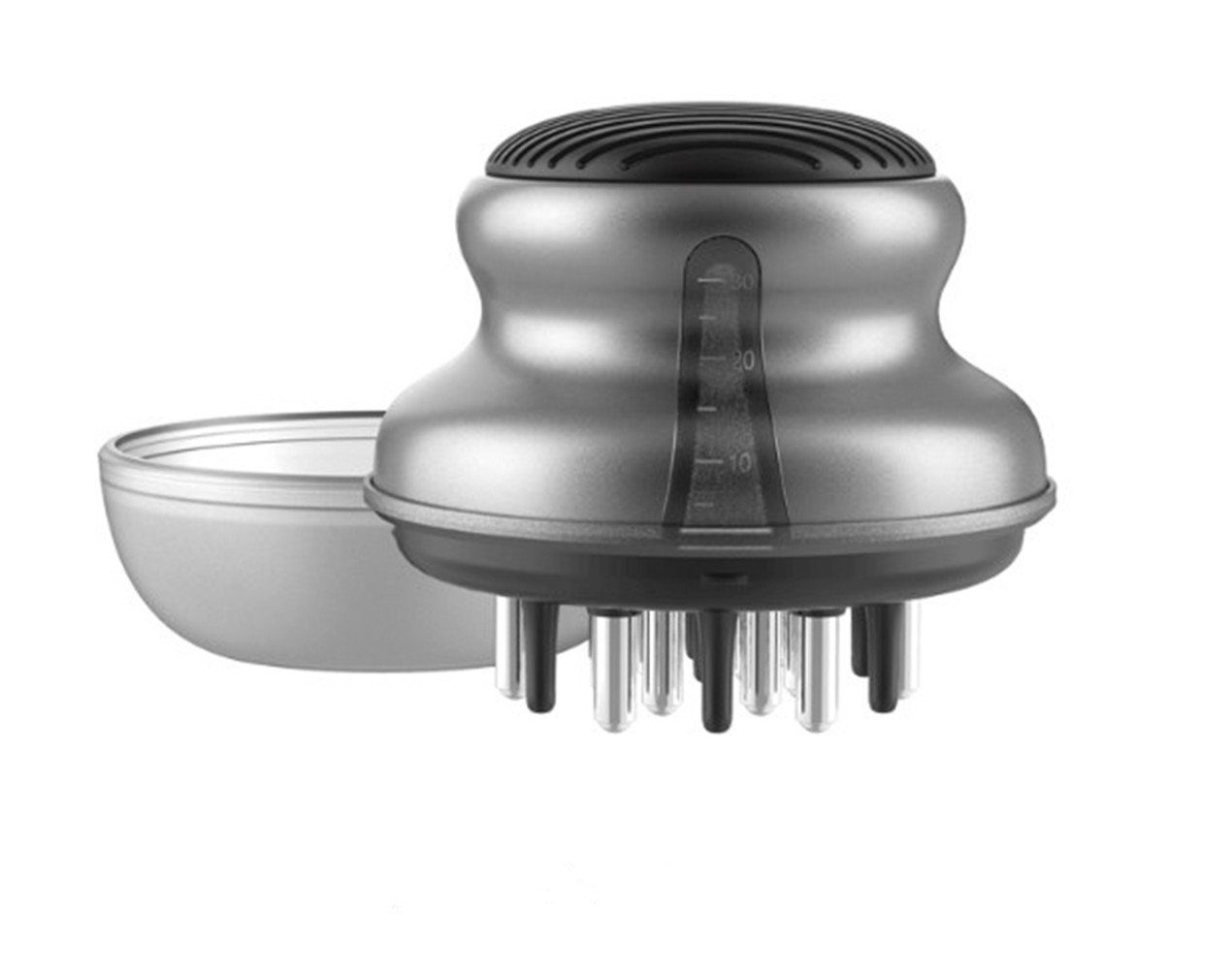 Massagegerät 2 in 1 Kopfhaut Massagebürste und Haare Applikator Flasche