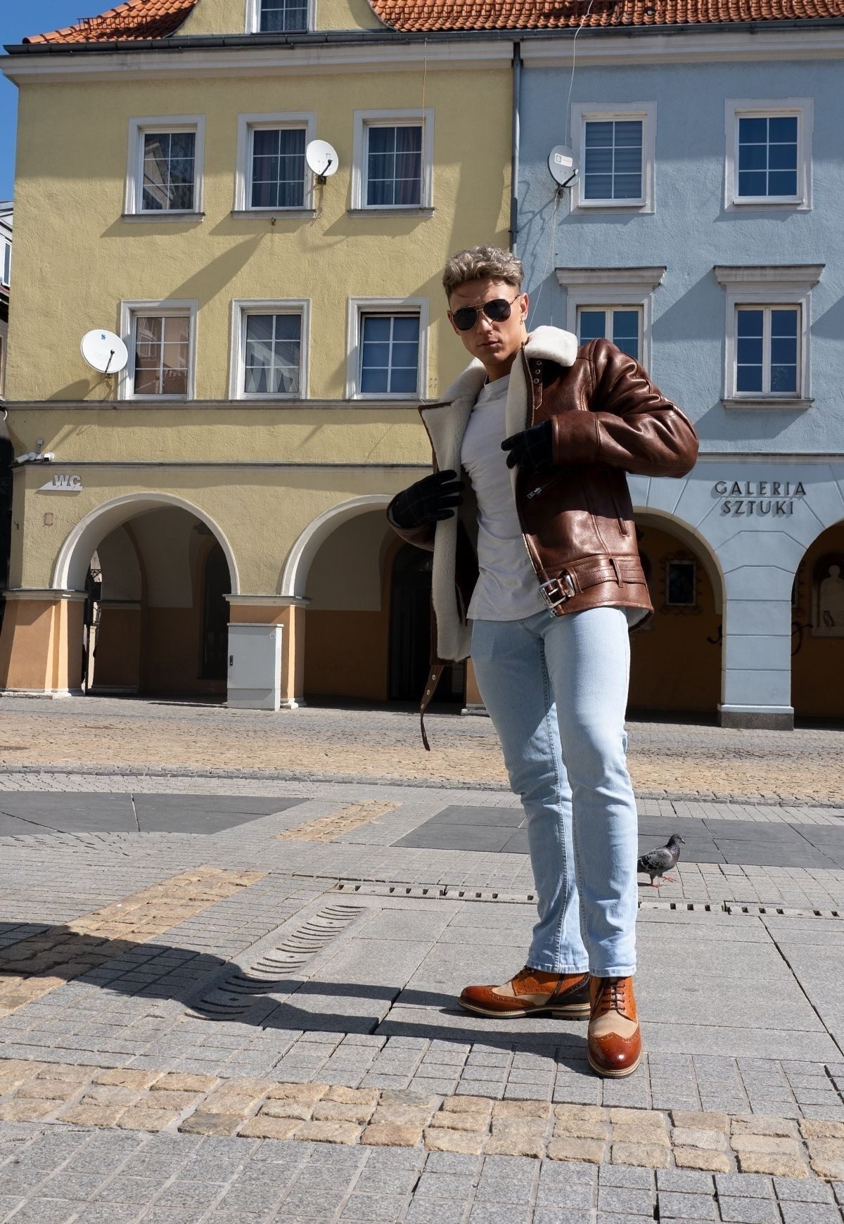 Hollert Winterjacke Lammfelljacke - VANDAMM SCHWARZ