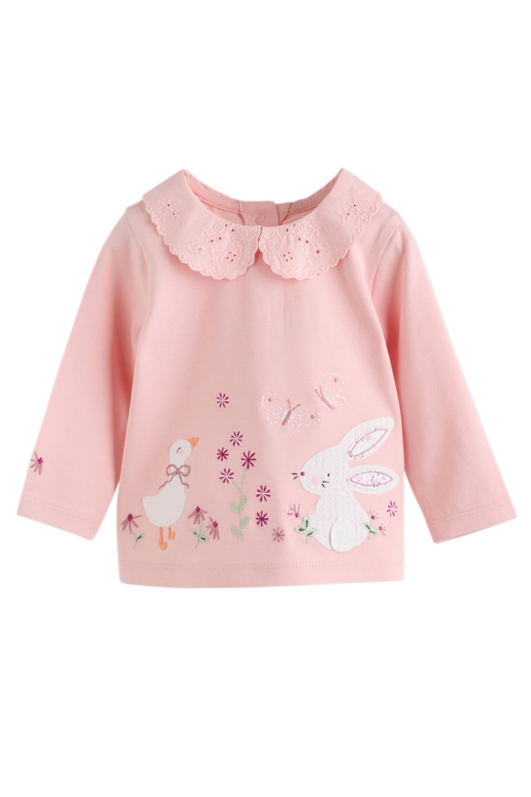 Next Langarmshirt & Leggings Baby Langarm-Oberteil + Leggings im 2-teiligen Set (2-tlg) – Bild 5 von 5