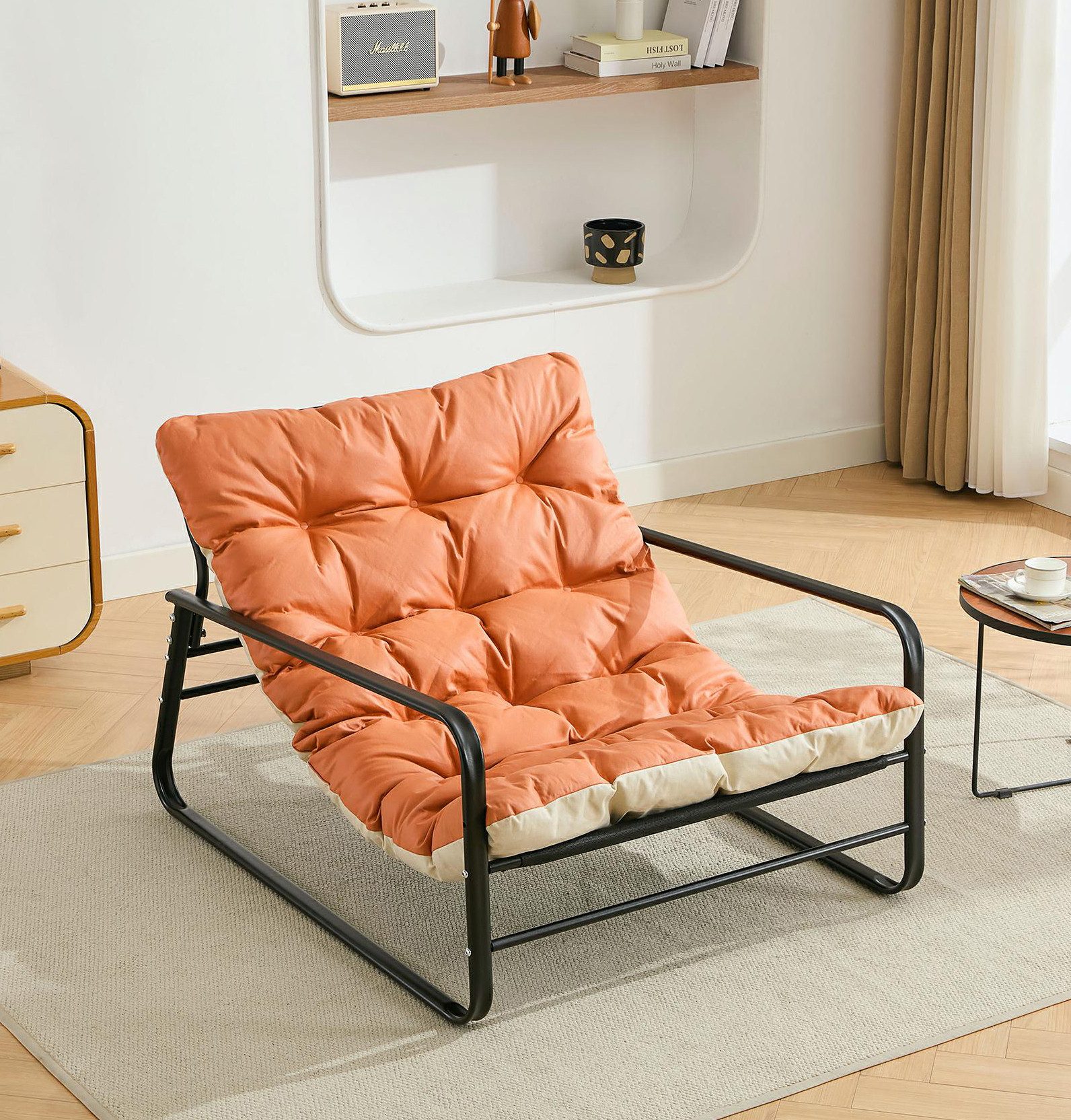 HomeMiYN Loungesessel Sessel wohnzimmer Gartenliege mit Wendekissen Lounges günstig online kaufen