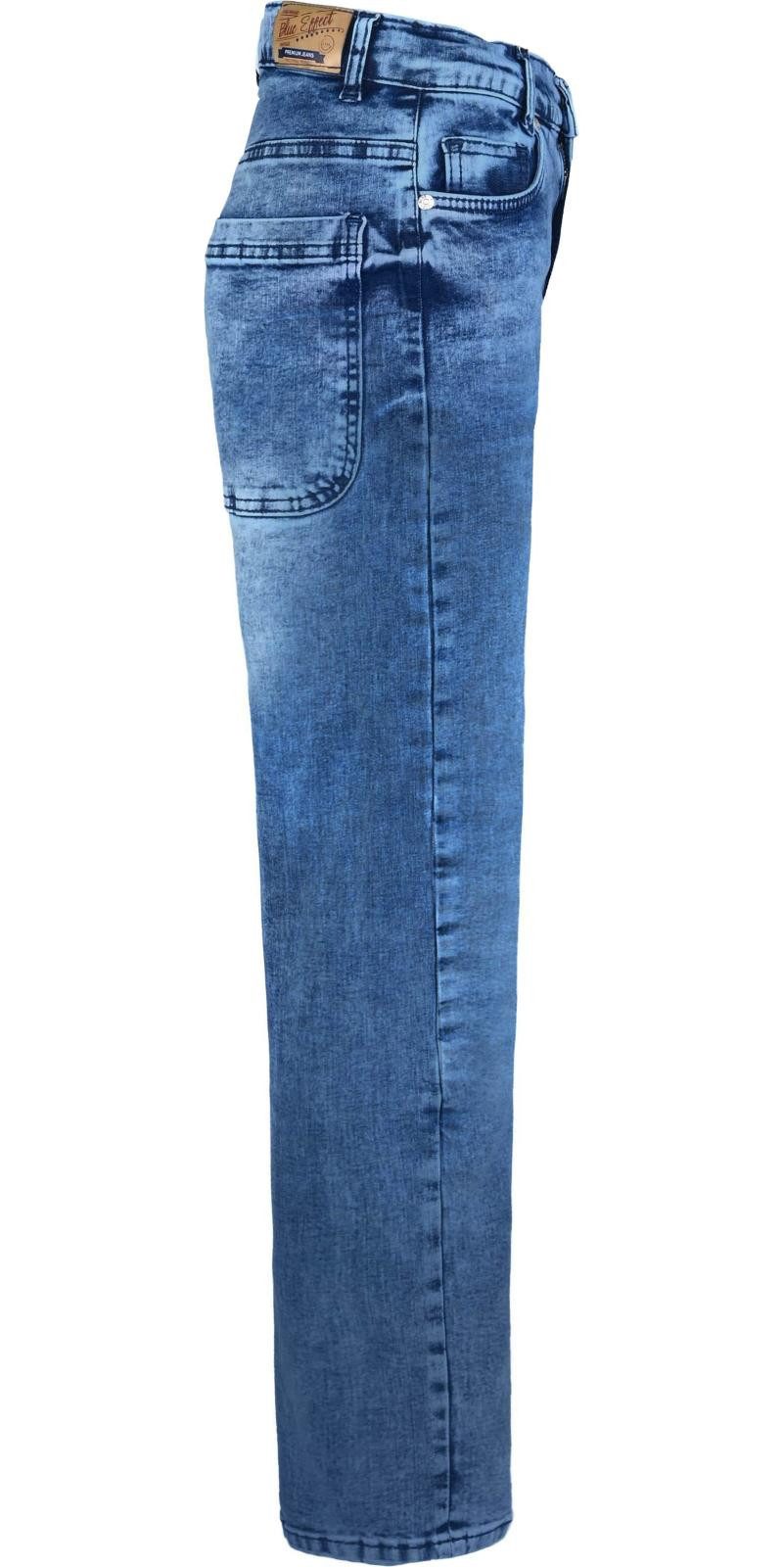 BLUE EFFECT Weite Jeans slim fit an Bund und Hüfte