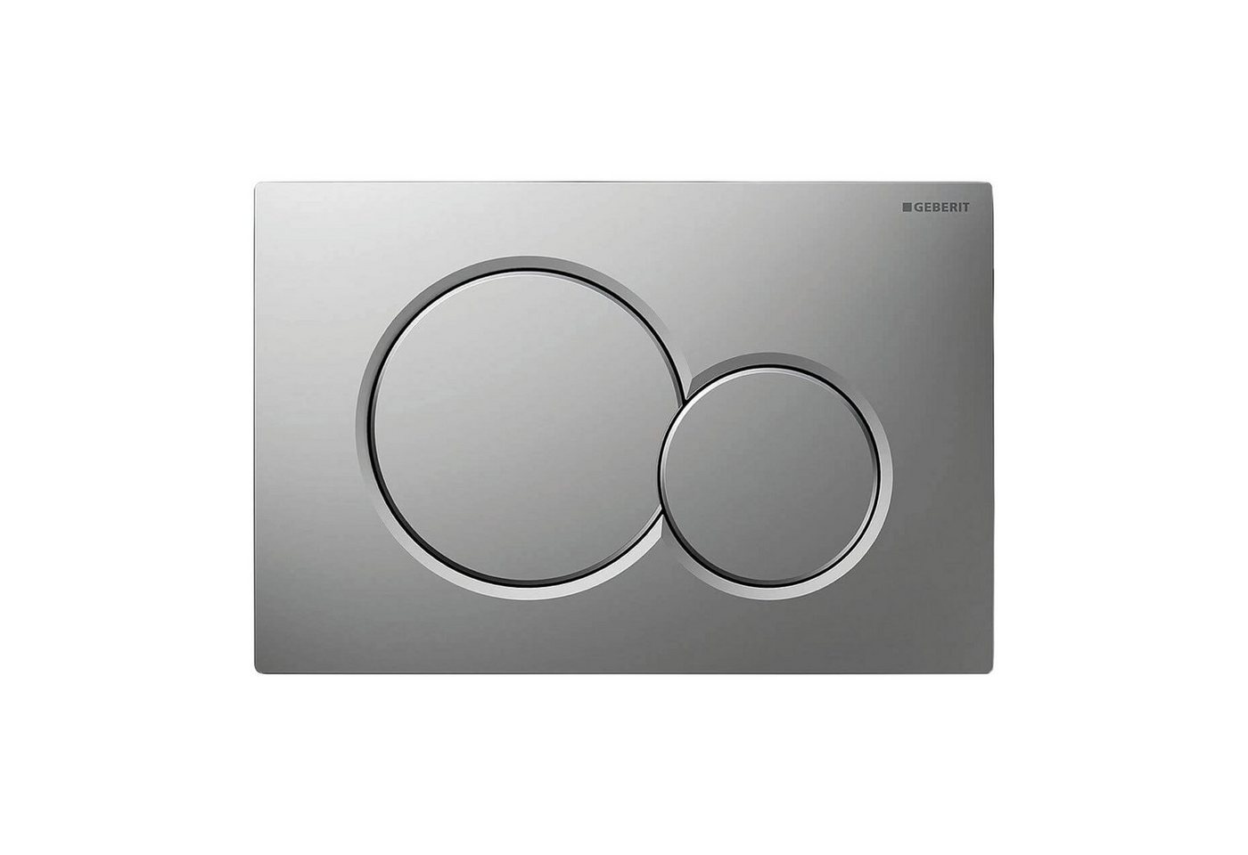 GEBERIT Betätigungsplatten Sigma 01, Kunststoff chrom für 2-Mengen-Spülung 115770215