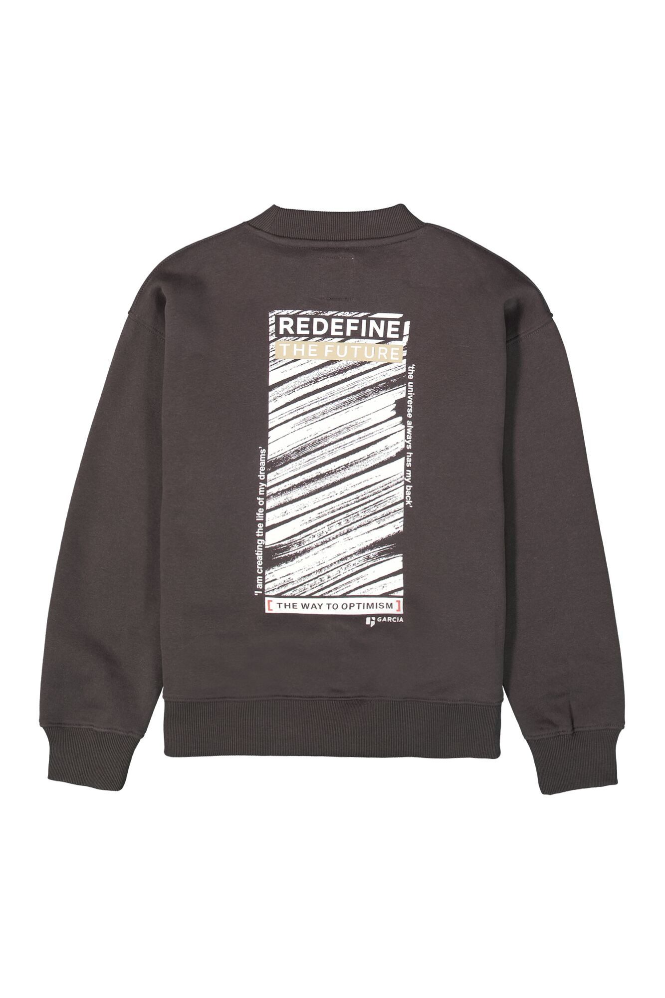 Garcia Sweatshirt mit Rückenprint