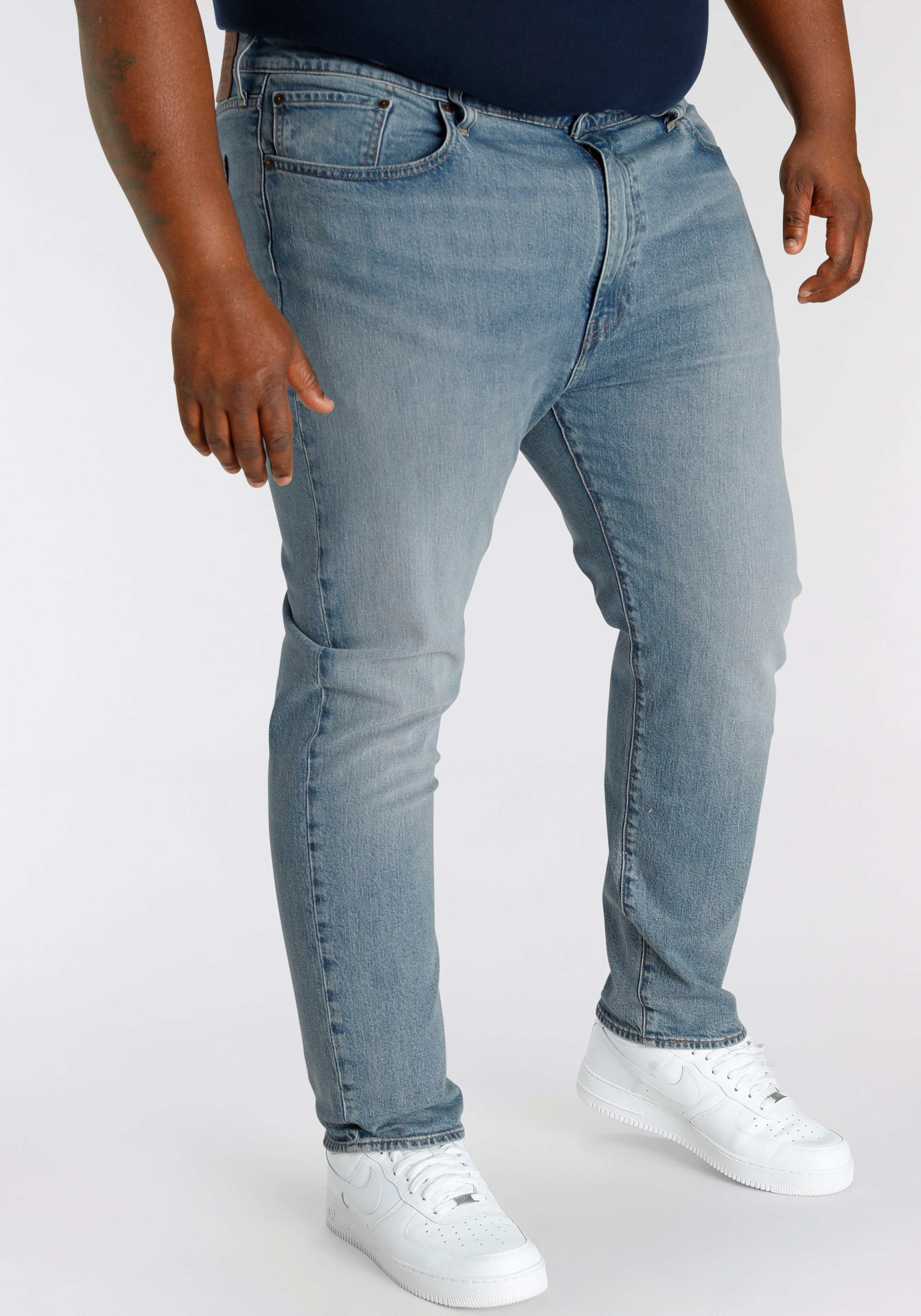 Levi's® Plus Tapered-fit-Jeans 512 in authentischer Waschung LIGHT INDIGO WORN IN