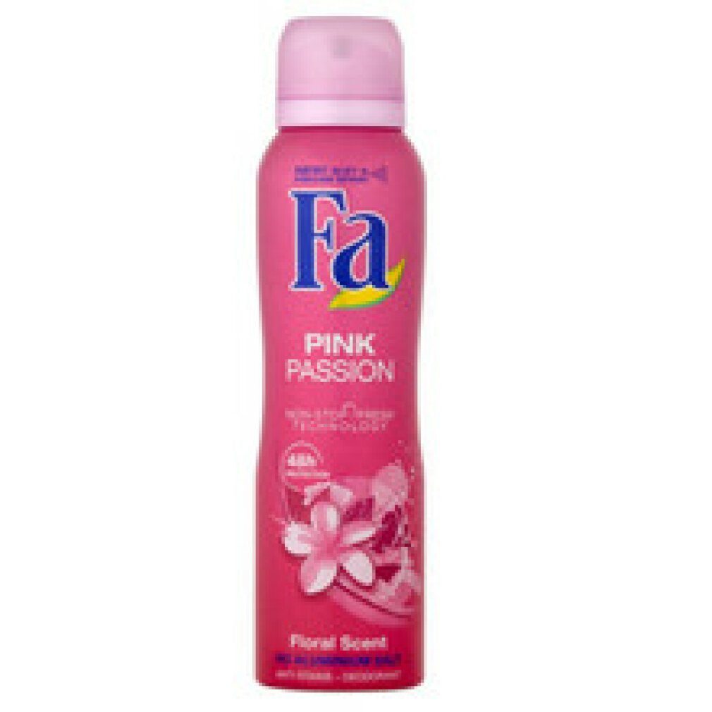 FA Deo-Zerstäuber Pink Passion Deodorant Spray Blumenduft 150ml