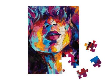 puzzleYOU Puzzle Ölgemälde: Louise - konzeptionelle Kunst, 48 Puzzleteile, puzzleYOU-Kollektionen Kunstwerke