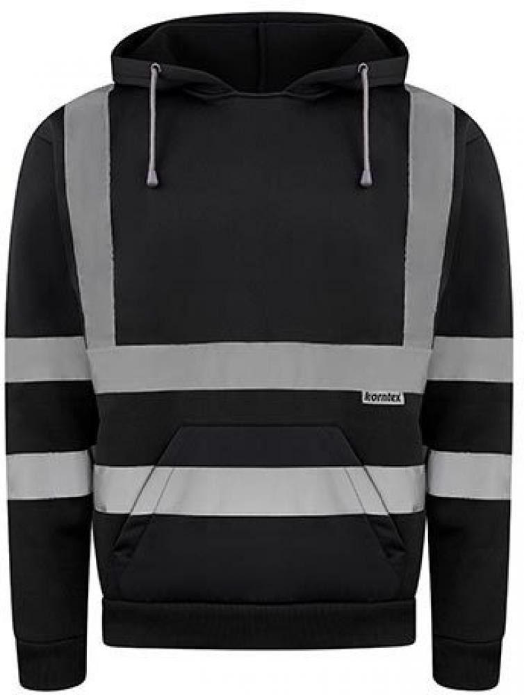 korntex Sweatshirt Hoody reflektierende Sicherheitsstreifen