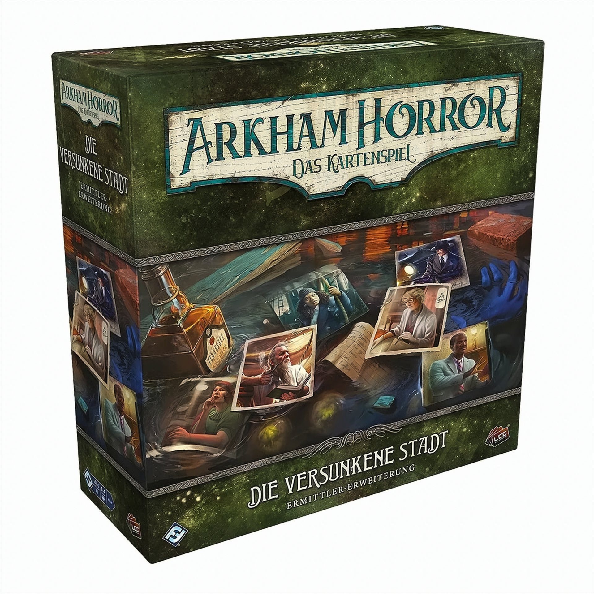 Asmodee Spiel Arkham Horror: Das Kartenspiel Die VersunkeneStadt