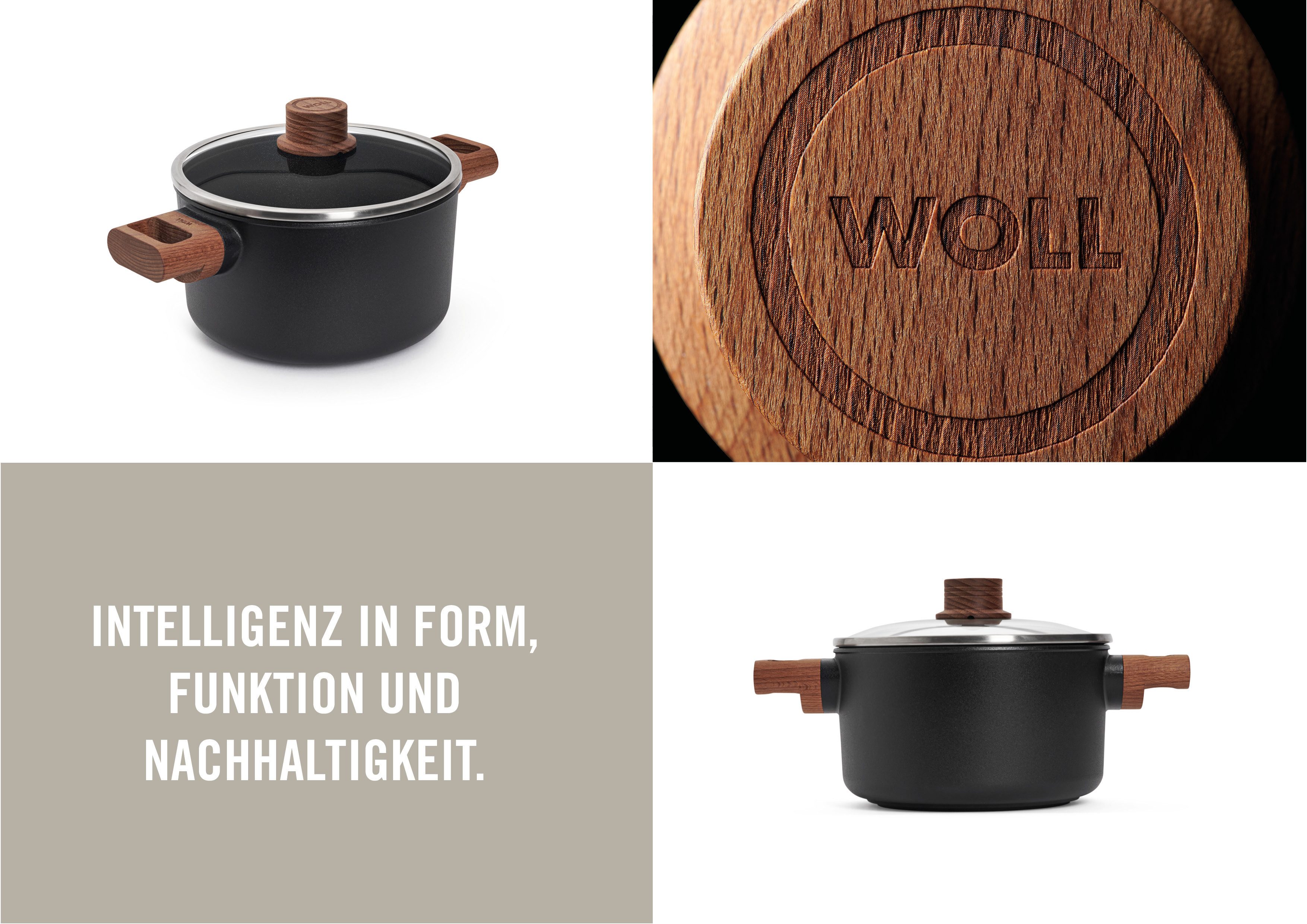 WOLL Kochtopf MADE IN GERMANY - Eco Logic QXR Gusstopf, Aluminium (1-tlg), Diamond-QXR - Beschichtung