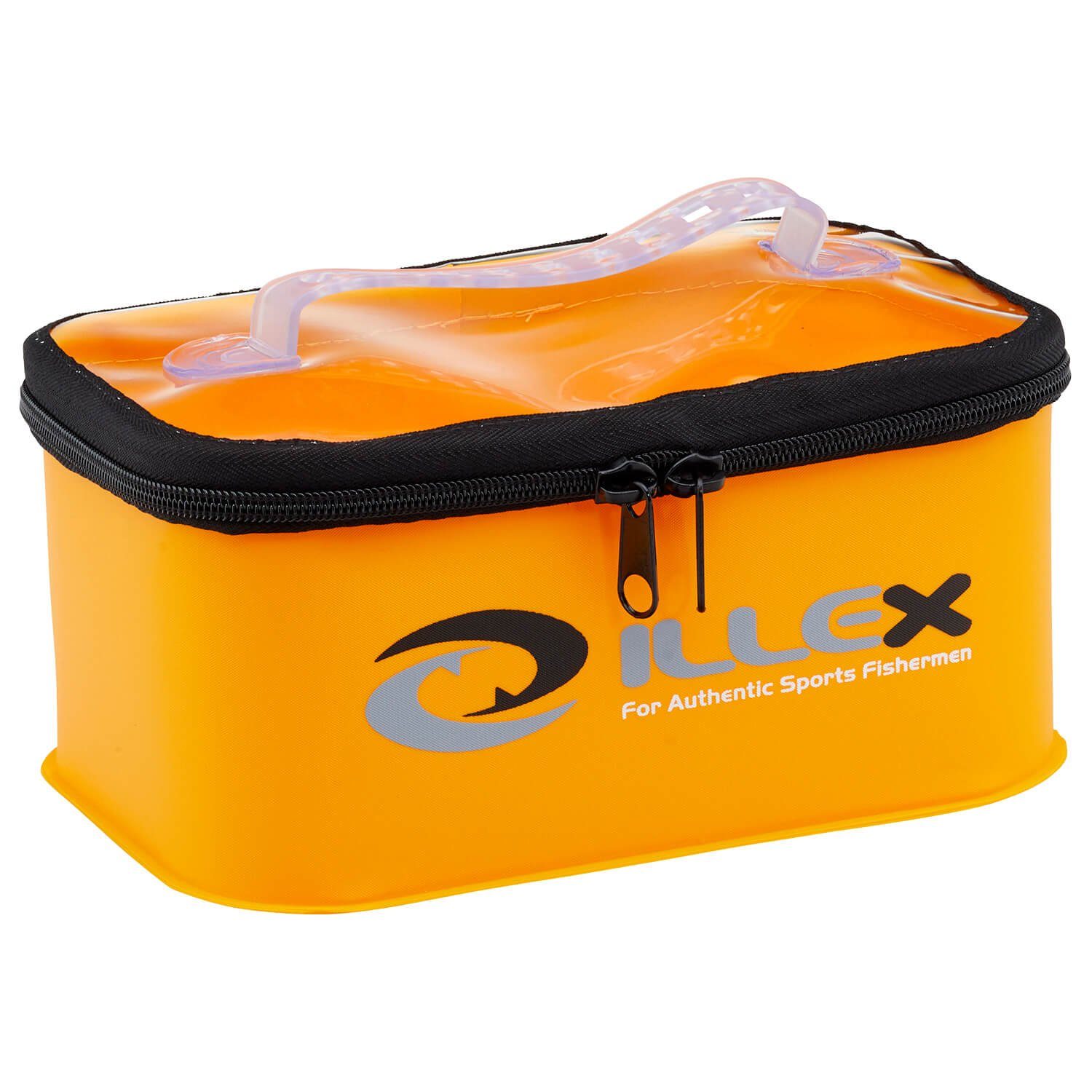 Illex Angelkoffer Illex Safe Bag G2 Aufbewahrungstasche (1 St), Spritzwasserschutz, Wasserfest, Diese Tasche ist speziell für die Bakkan G2 Tackle Bags konzipiert Gelb