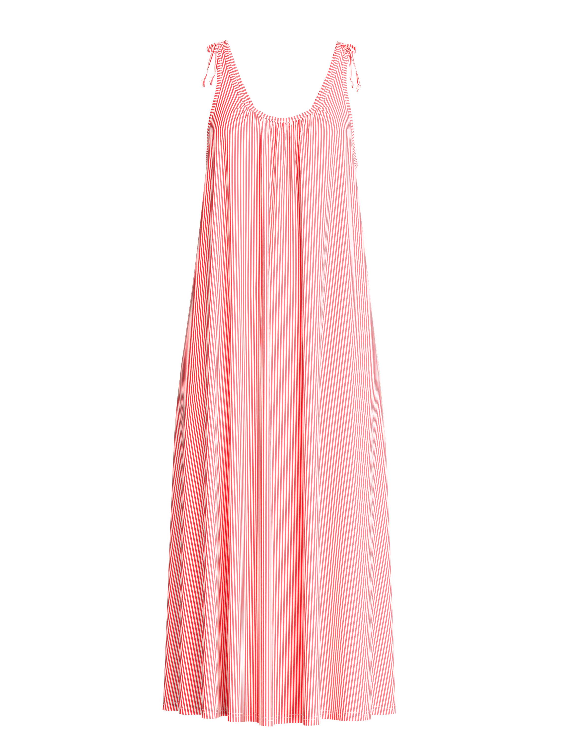 CALIDA Nachthemd Favourites Beach Damen (1-tlg) lockerer Sitz, verstellbare Träger mit Schleifen, Länge 125cm